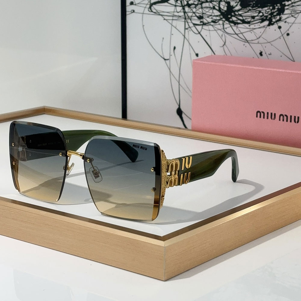 MIU MIU Mirror leg Logo Decoration Sunglasses Top quality （Replica） - Ultra-Collectible