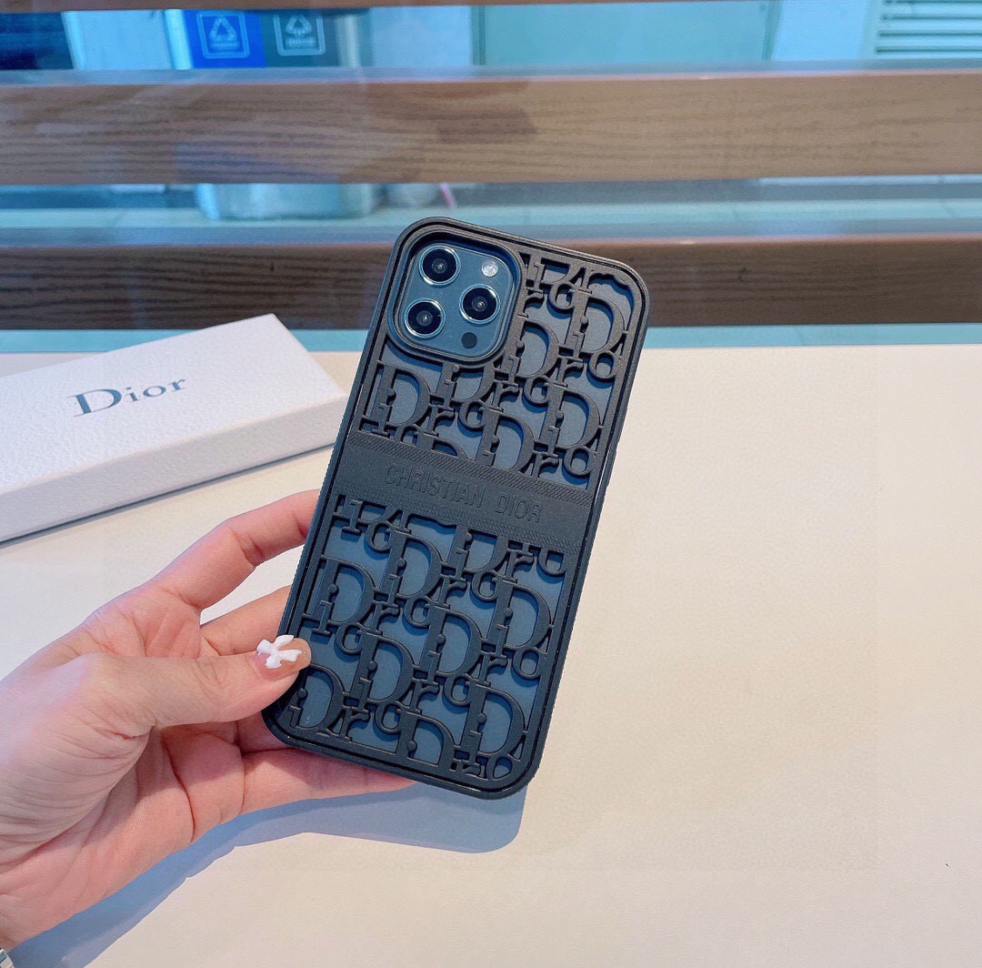 DIOR Hollow Design All-Inclusive Phone Case (Replica) - Ultra-Collectible