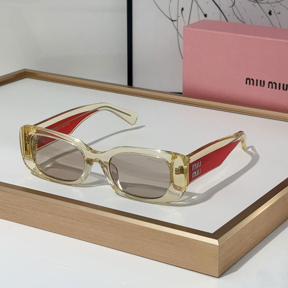 MIU MIU  Mirror leg Logo Cat eye Sunglasses Top quality （Replica） - Ultra-Collectible