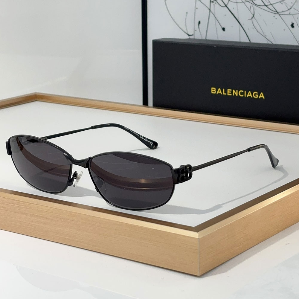 Balenciaga  Metal Mirror leg hollowed Out B Letter Logo   sunglasses Top quality （Replica） - Ultra-Collectible