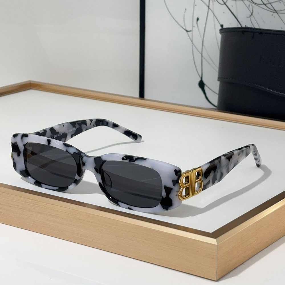 Balenciaga  Mirror leg Hollowed Out Logo   sunglasses Top quality （Replica） - Ultra-Collectible