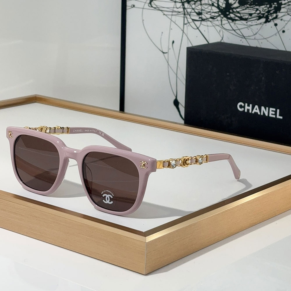 Chanel  Mirror leg With Drill Sunglasses Top quality （Replica） - Ultra-Collectible