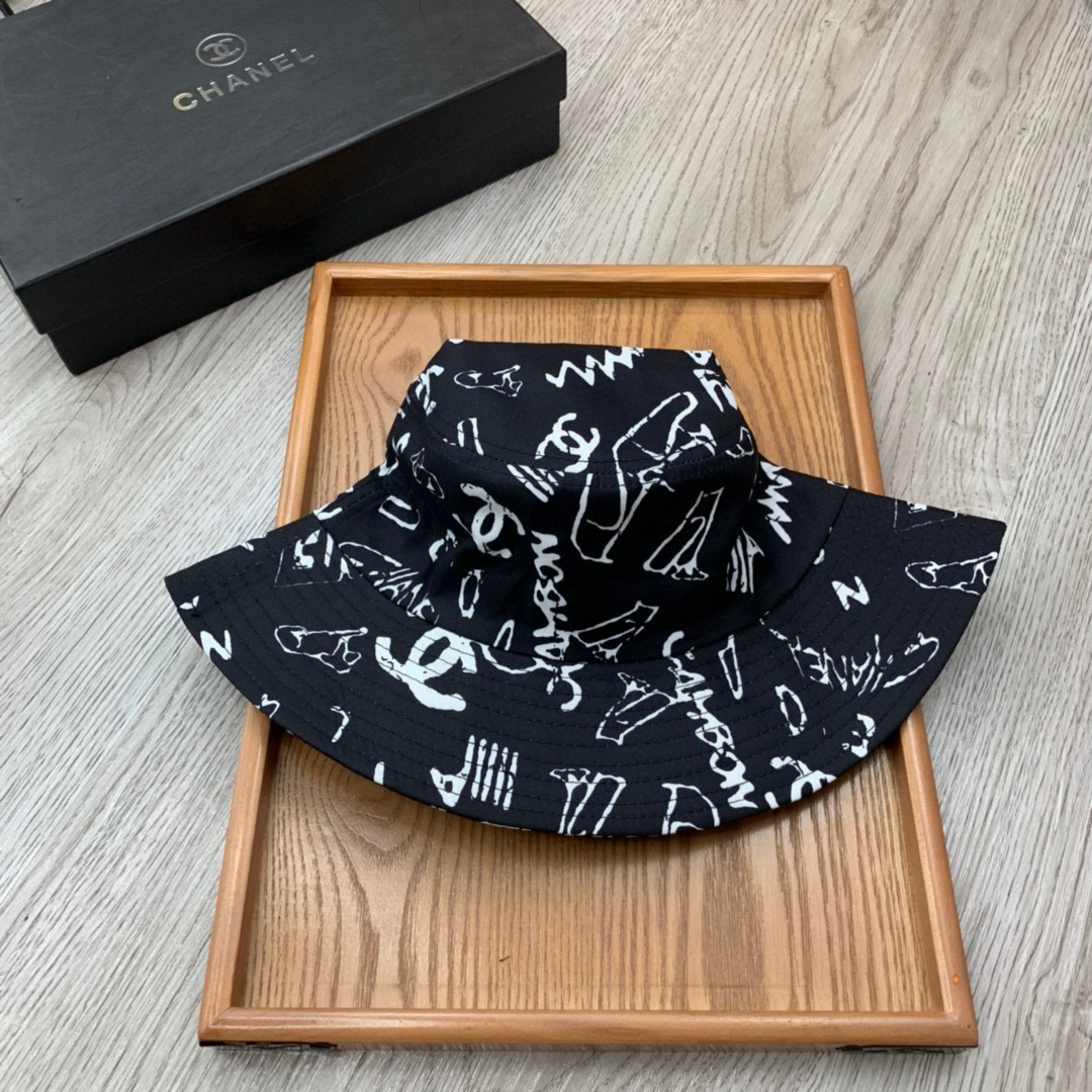 Chanel Printed Fisherman's Hat  Sunhat （Replica） - Ultra-Collectible