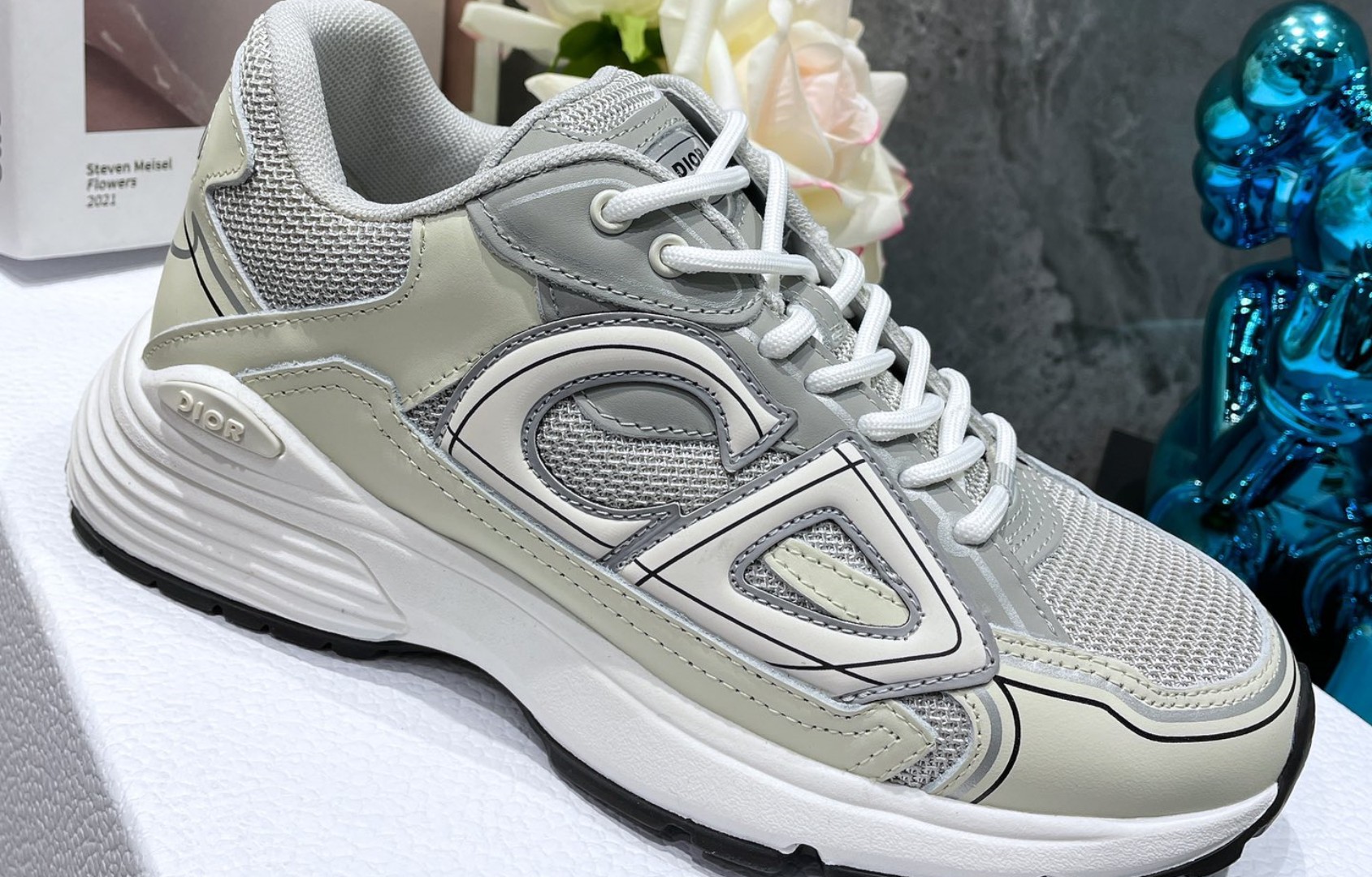 Dior B30 Dad Sneakers Gray (AA Normal Quality Version) - Ultra-Collectible