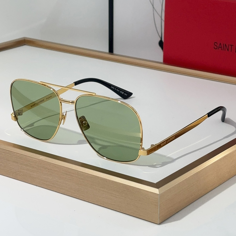 Saint Laurent YSL Metal Oval Sunglasses Top Quality（Replica） - Ultra-Collectible