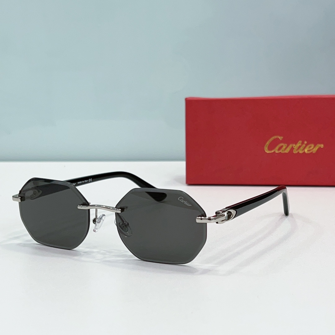 Cartier  Metal Leg Rimless sunglasses Top quality （Replica） - Ultra-Collectible
