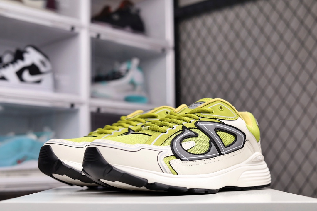 Dior B30 Dad Sneakers Green Biege (1:1 Version) - Ultra-Collectible