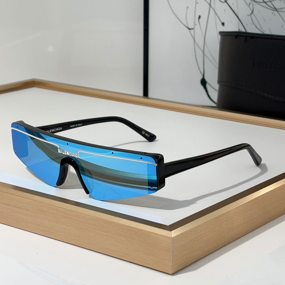 Balenciaga Mirror Logo  sunglasses Top quality （Replica） - Ultra-Collectible