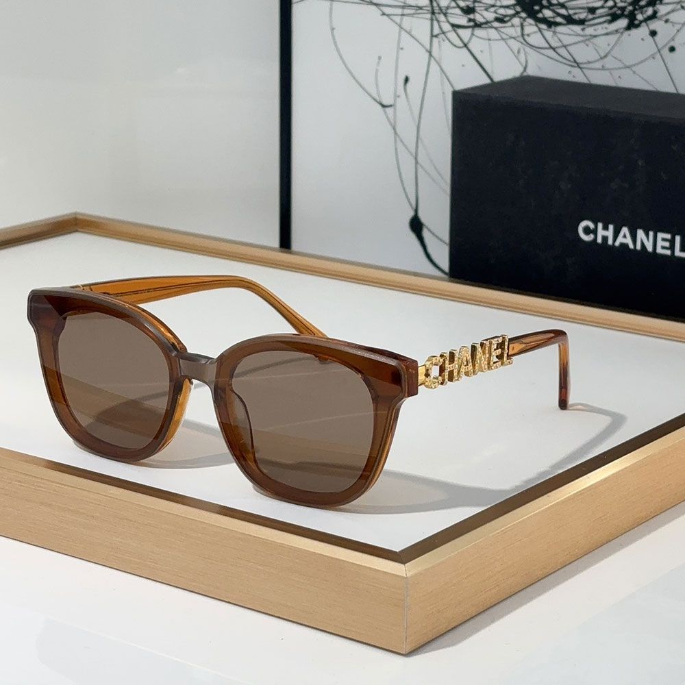 Chanel Mirror leg Hollowed out Logo Sunglasses Top quality （Replica） - Ultra-Collectible