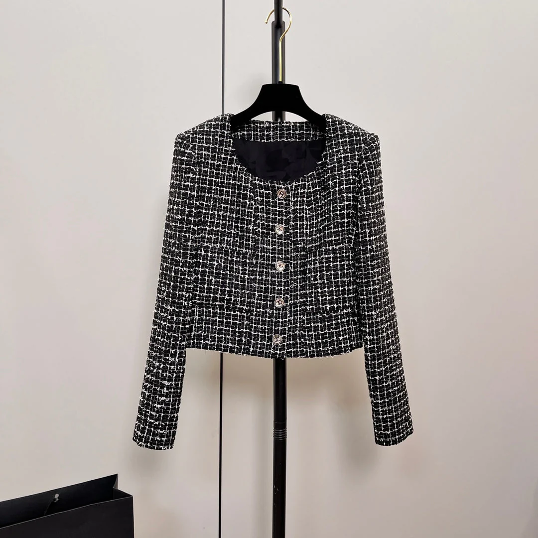 Soft tweed jacket in tartan - Ultra-Collectible