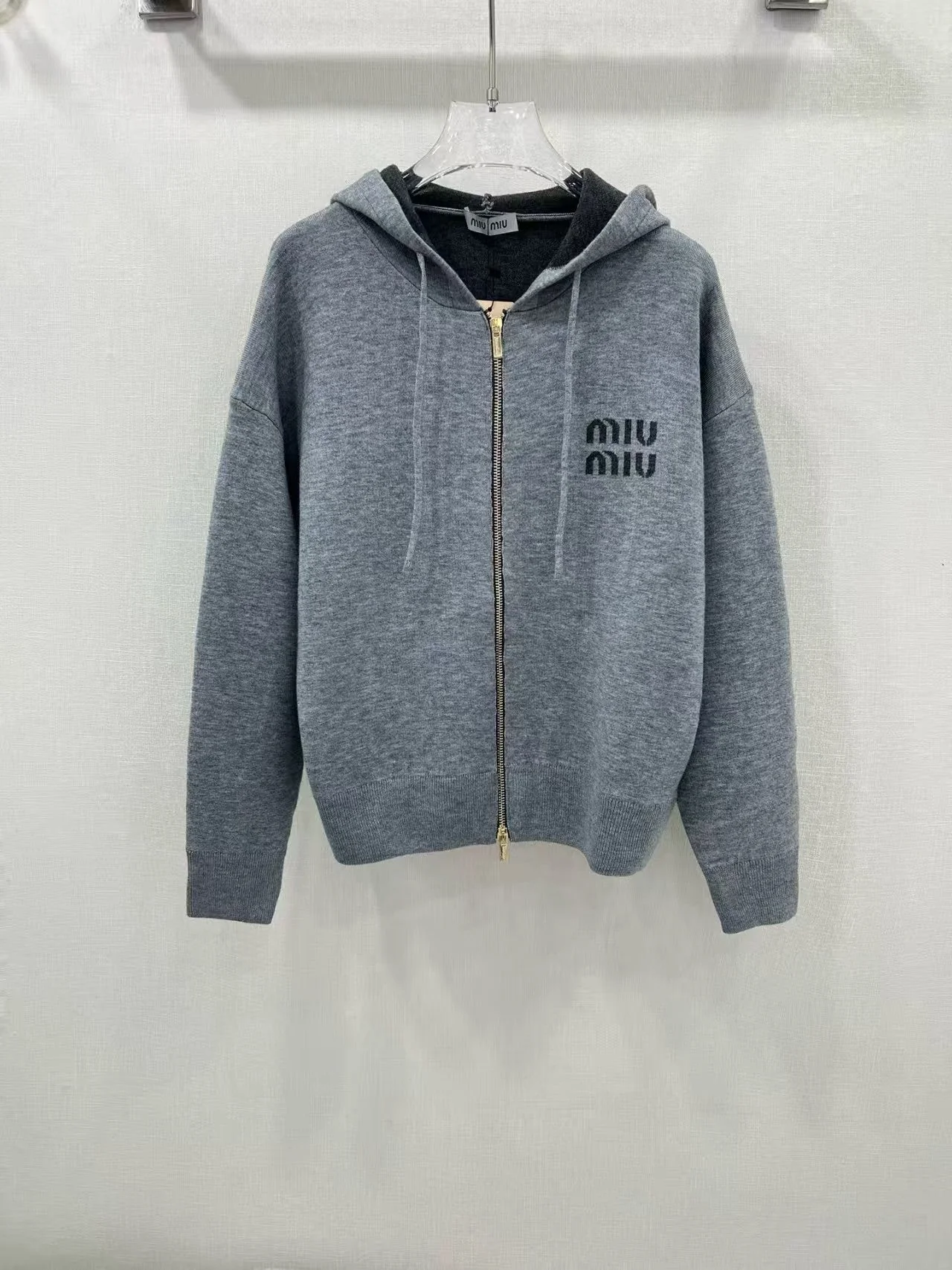 Double-zip jacquard-knit cashmere cardigan - Ultra-Collectible