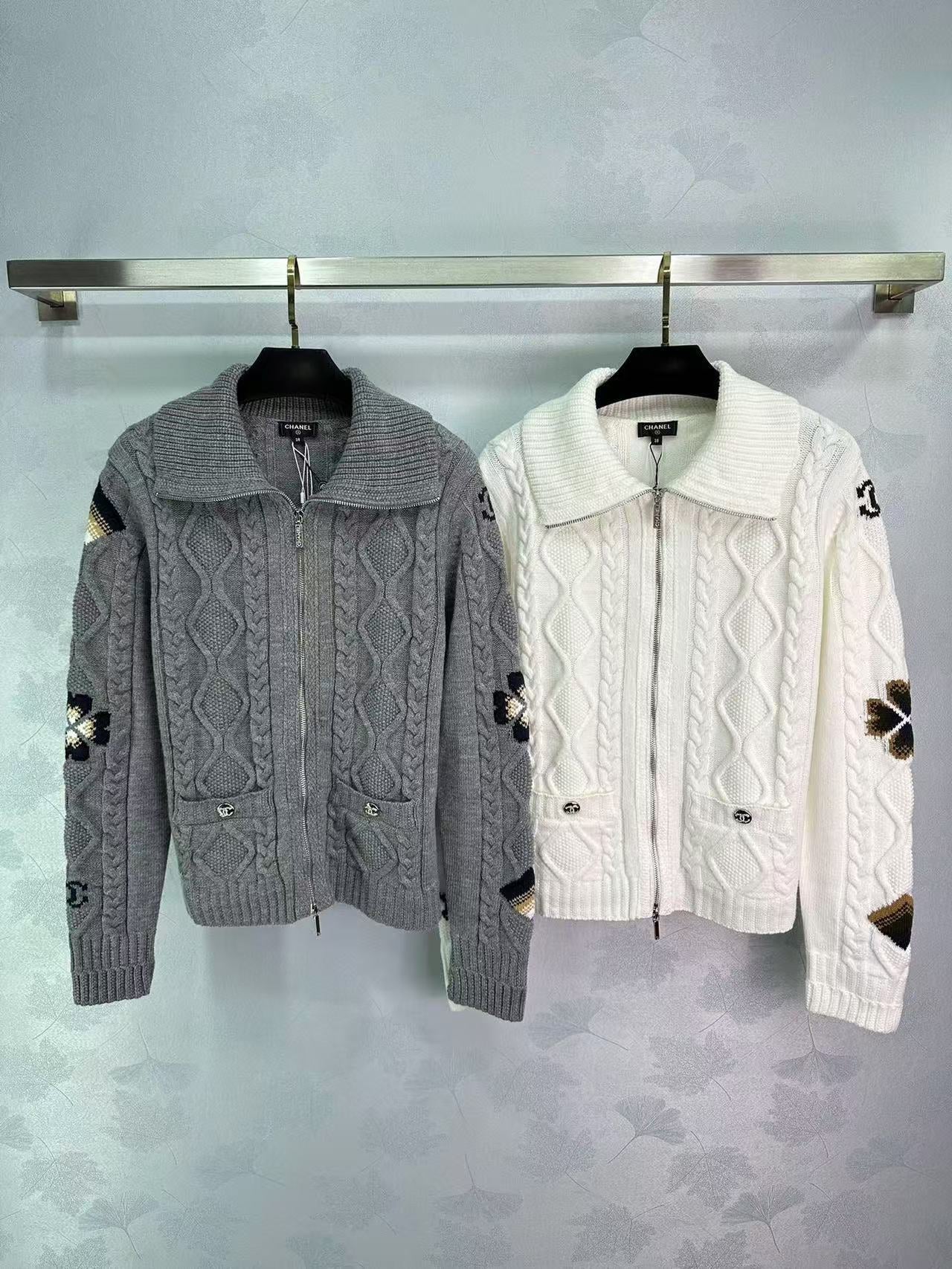 Cashmere coat with double zipper design - Ultra-Collectible