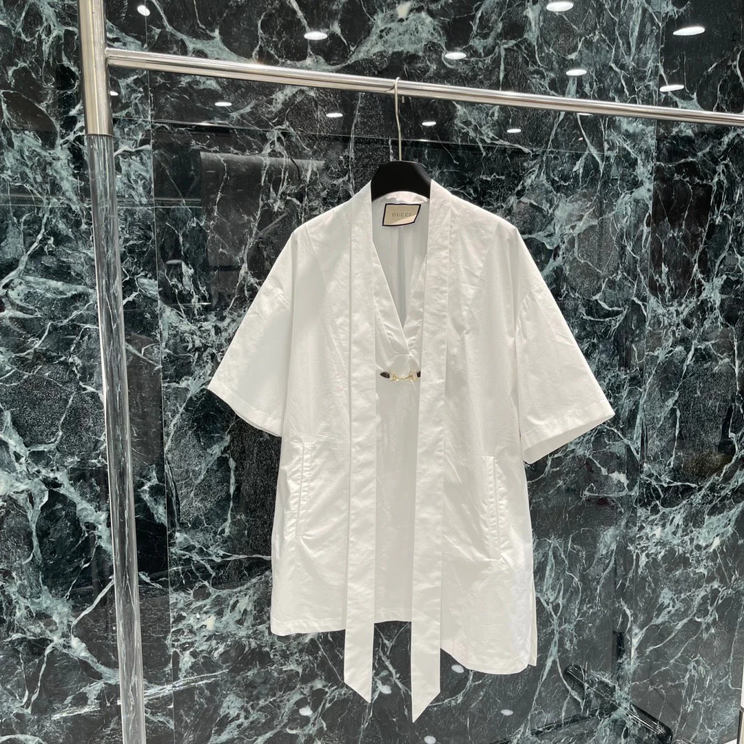 Horsebit ribbon shirt - Ultra-Collectible