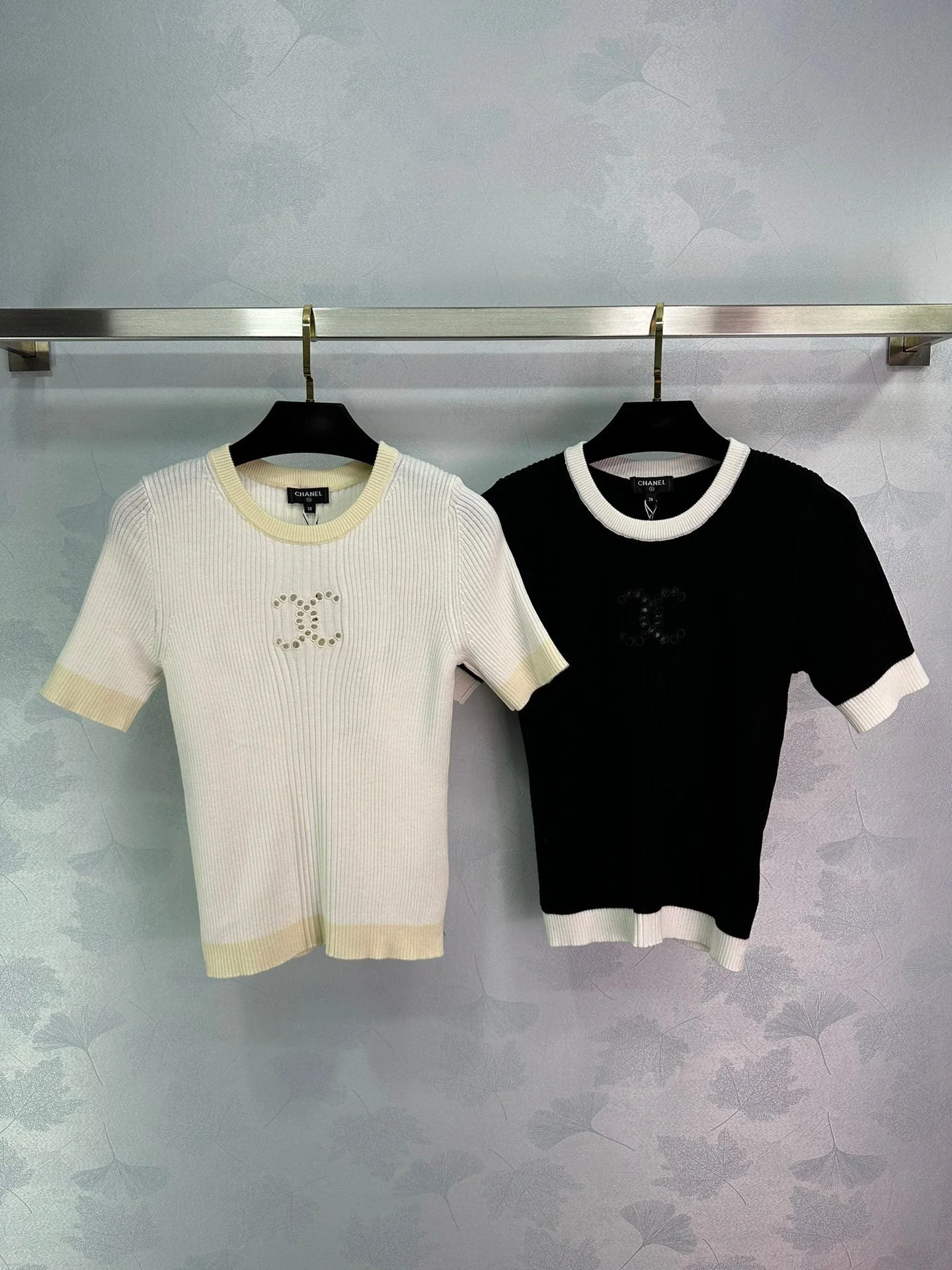 Crochet knitted crew neck short sleeves - Ultra-Collectible