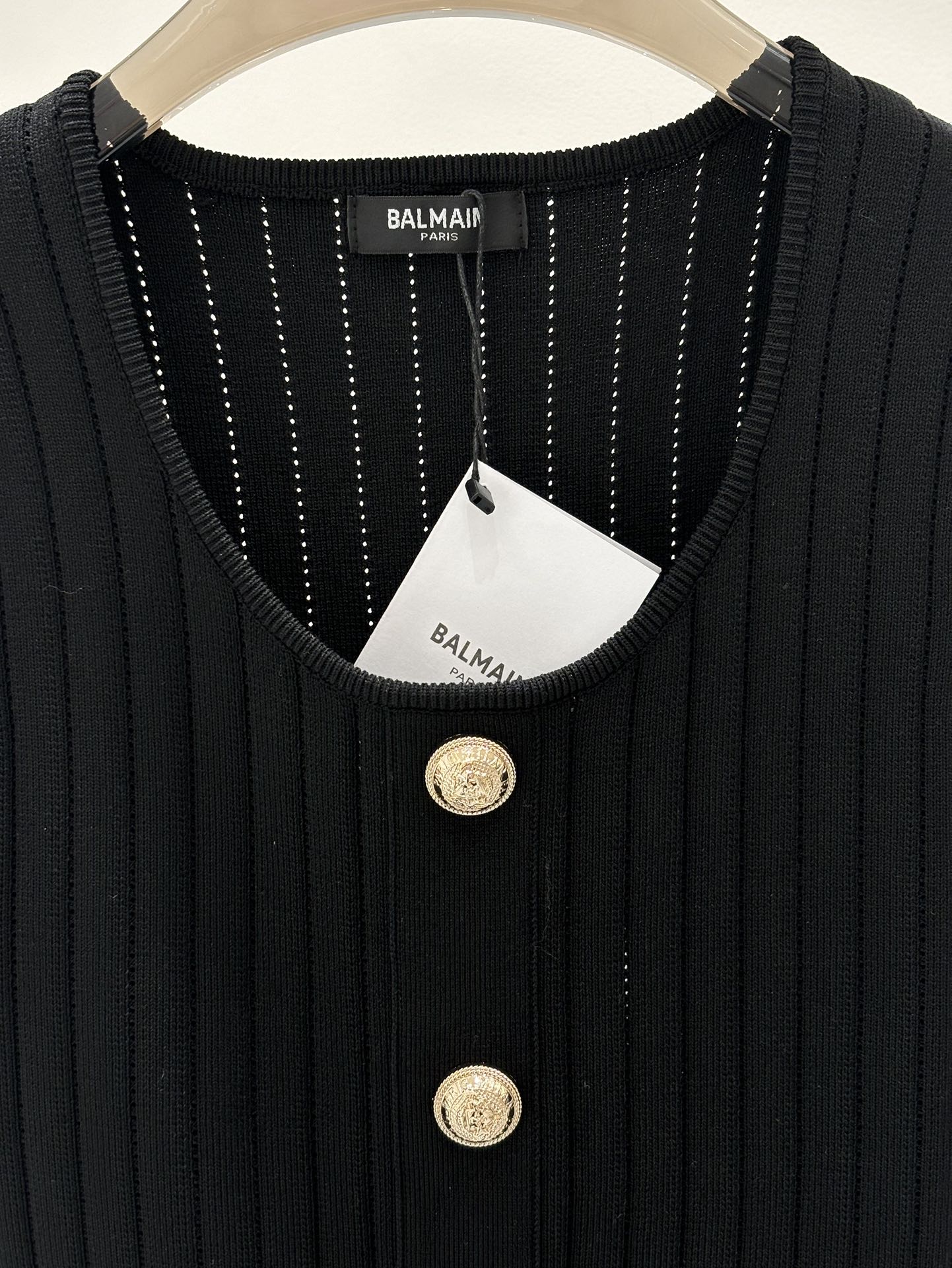 Temperament heavy buttoned slim fit knitted dress - Ultra-Collectible