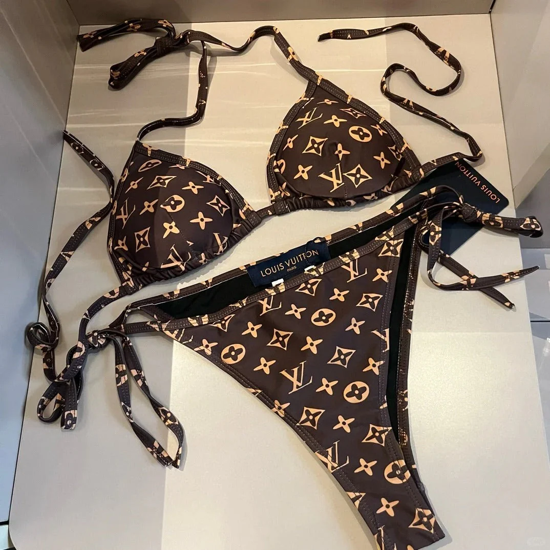 Full flower suspender bikini - Ultra-Collectible