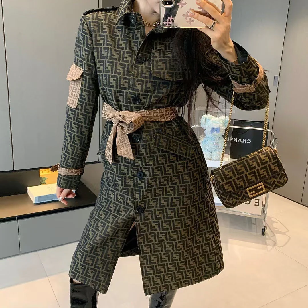 Jacquard trench coat - Ultra-Collectible