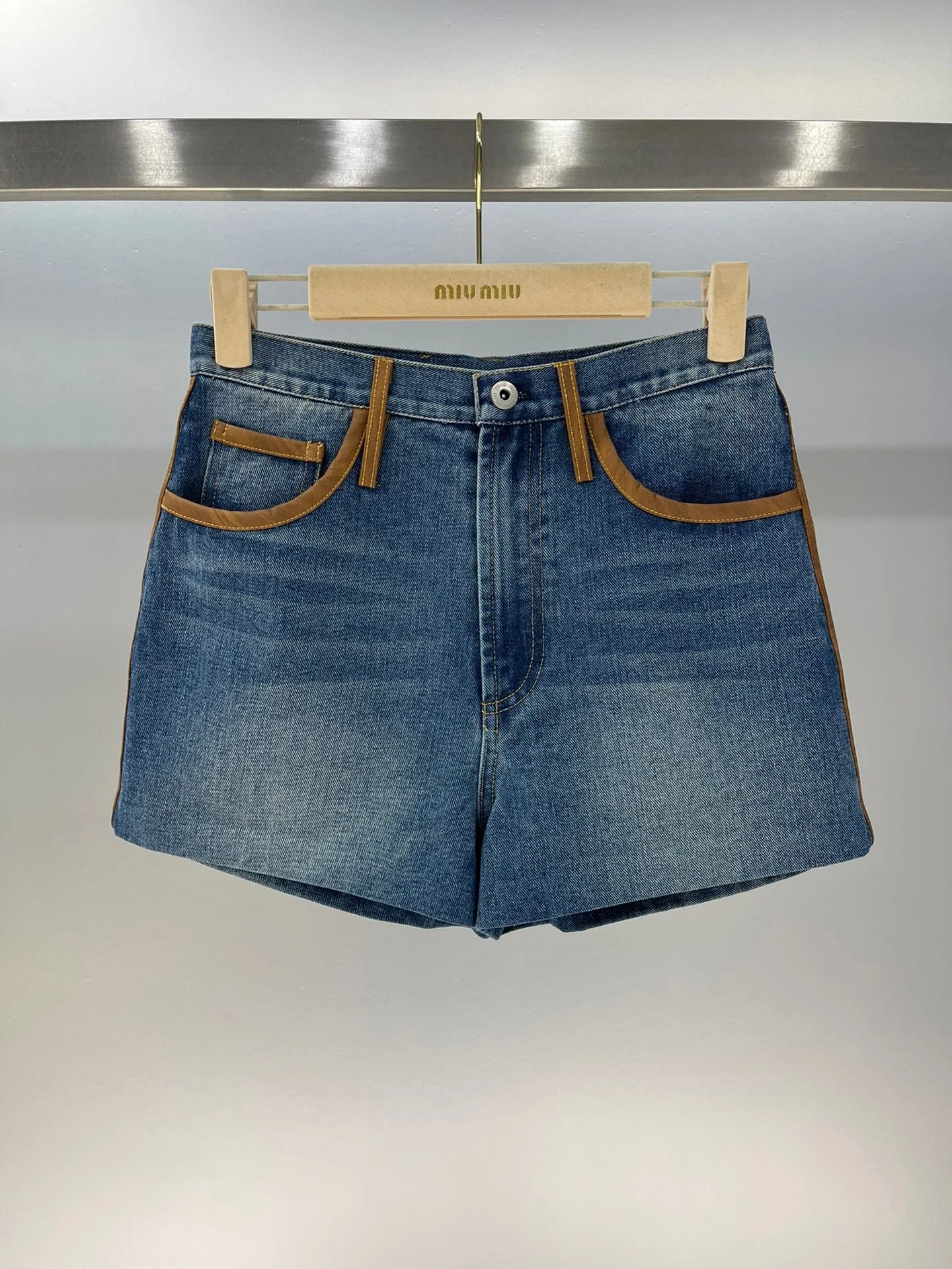 Fake Pocket Lettering Embroidered Patch Shorts - Ultra-Collectible