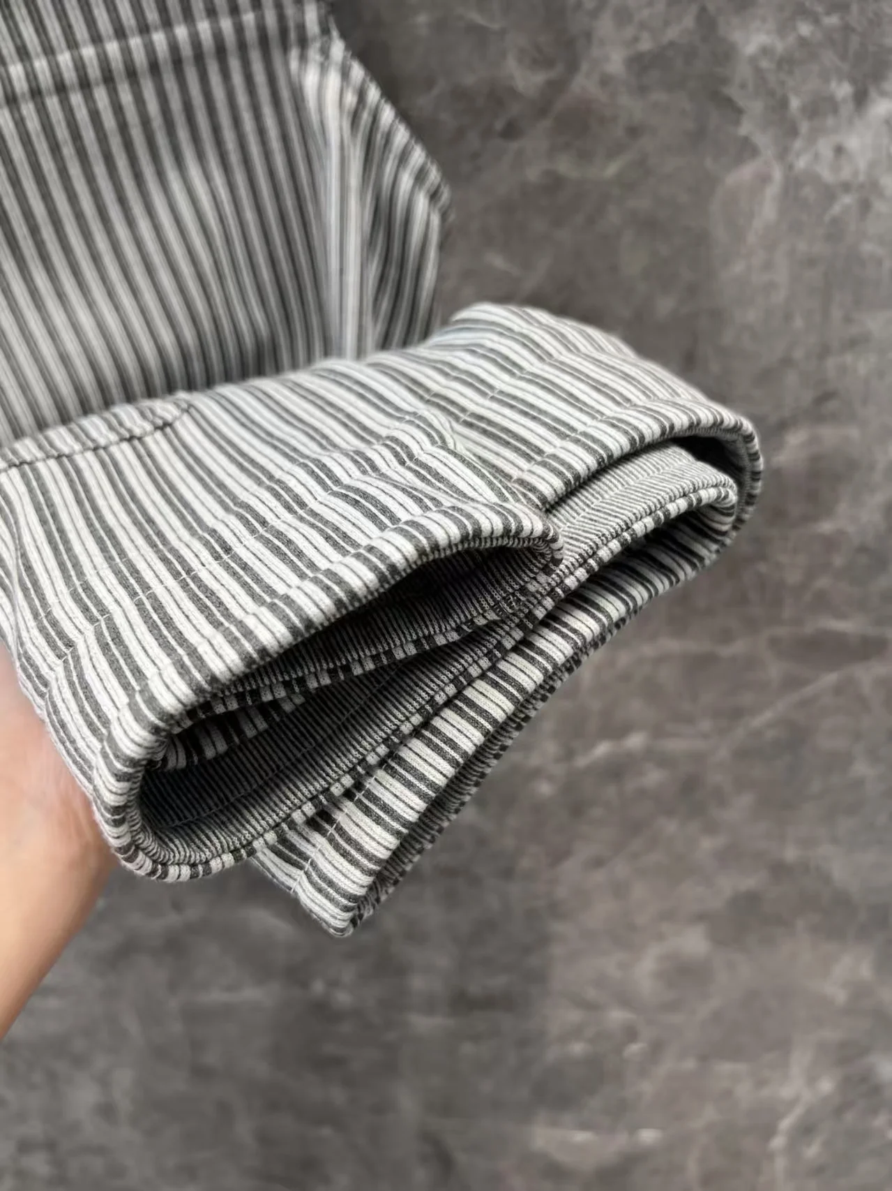 Metallic micro logo striped suspender skirt - Ultra-Collectible