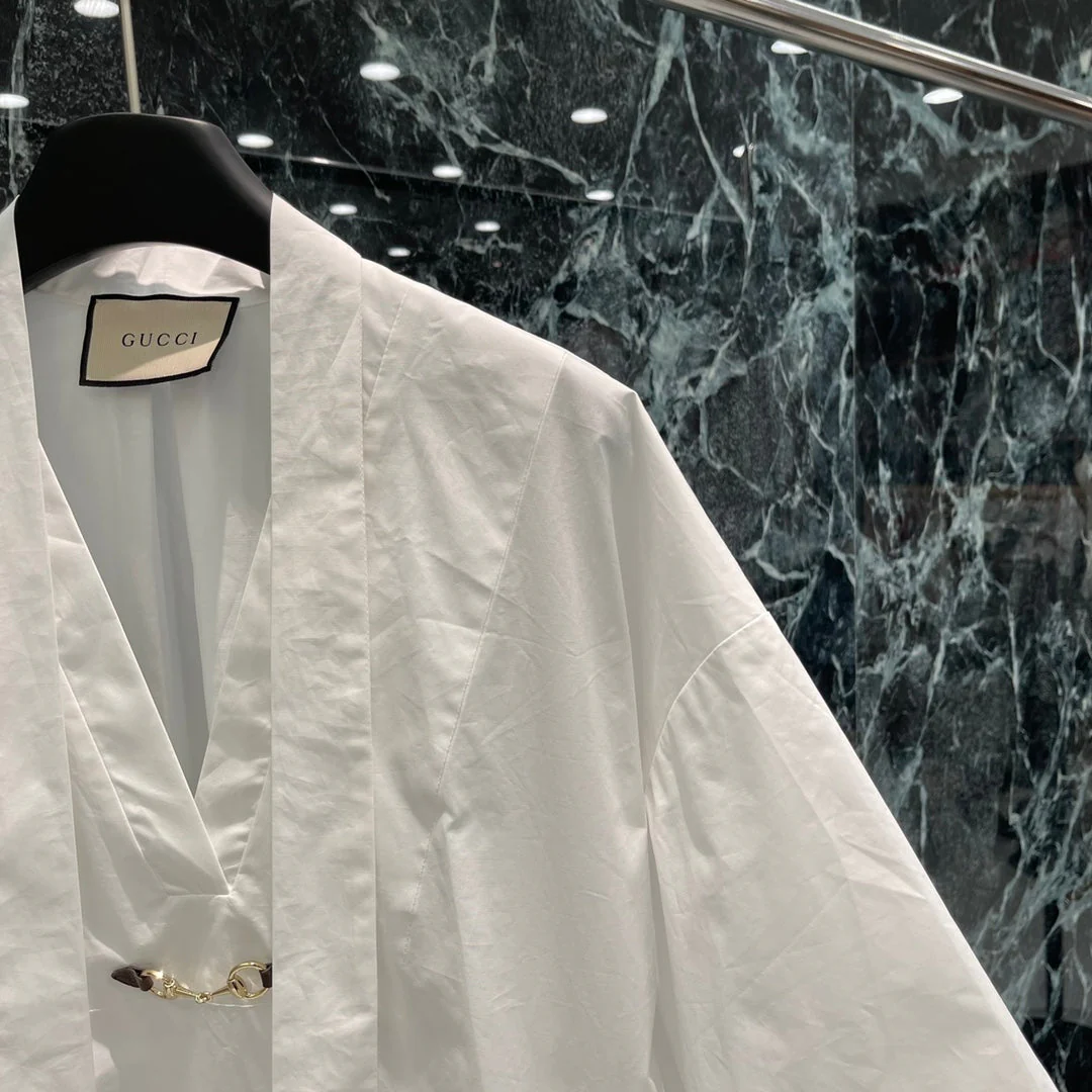 Horsebit ribbon shirt - Ultra-Collectible