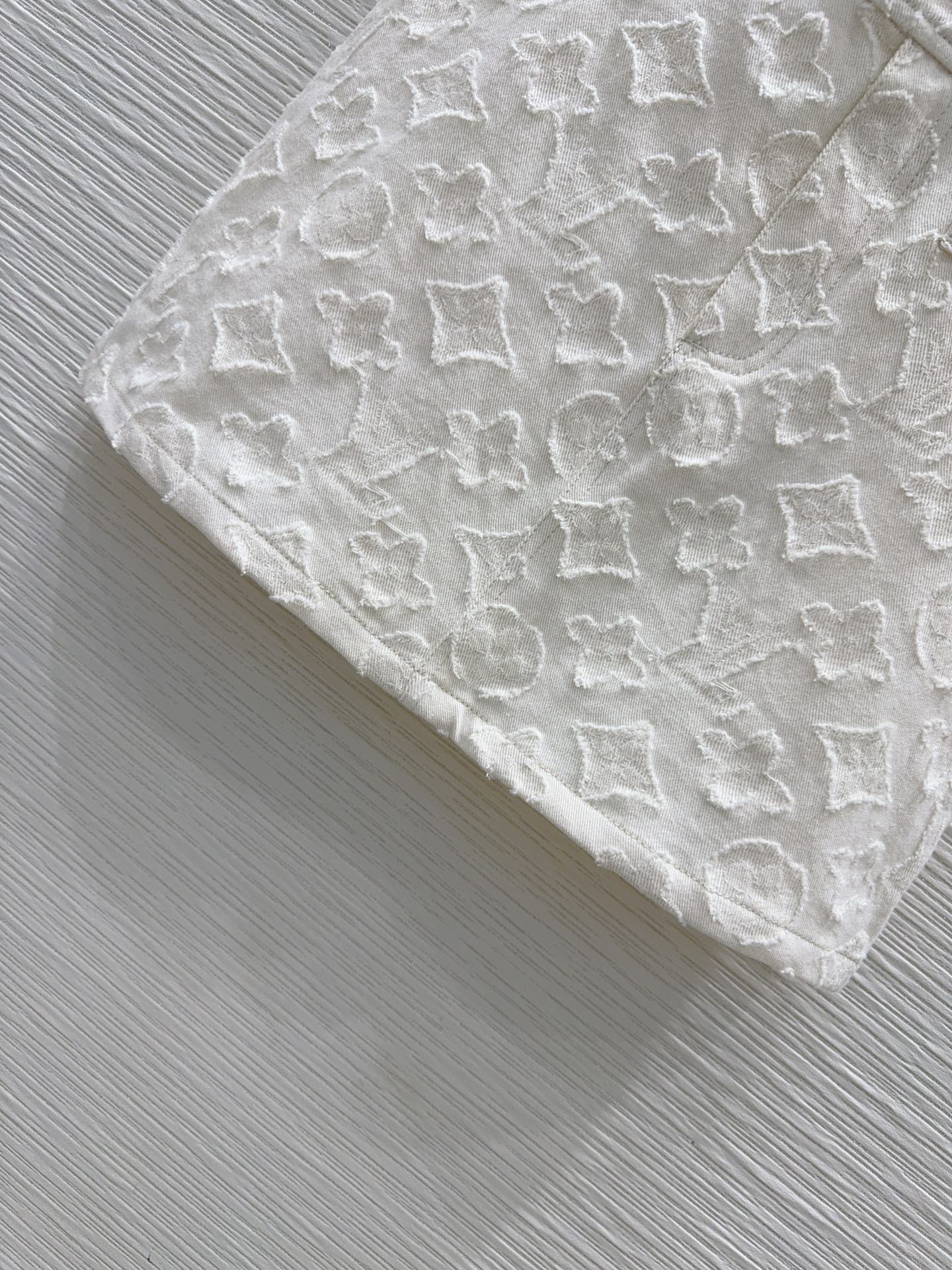 White Raw Edge Suspender Skirt - Ultra-Collectible