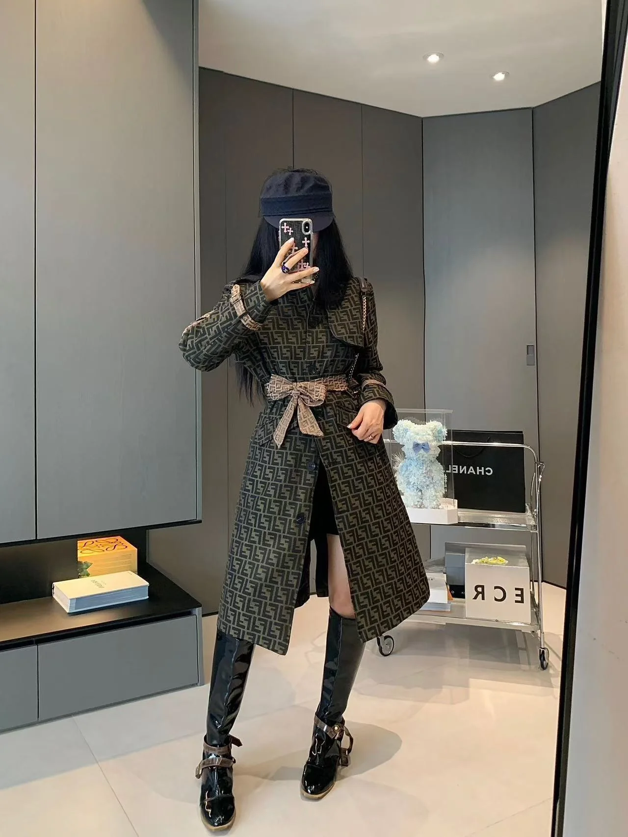 Jacquard trench coat - Ultra-Collectible