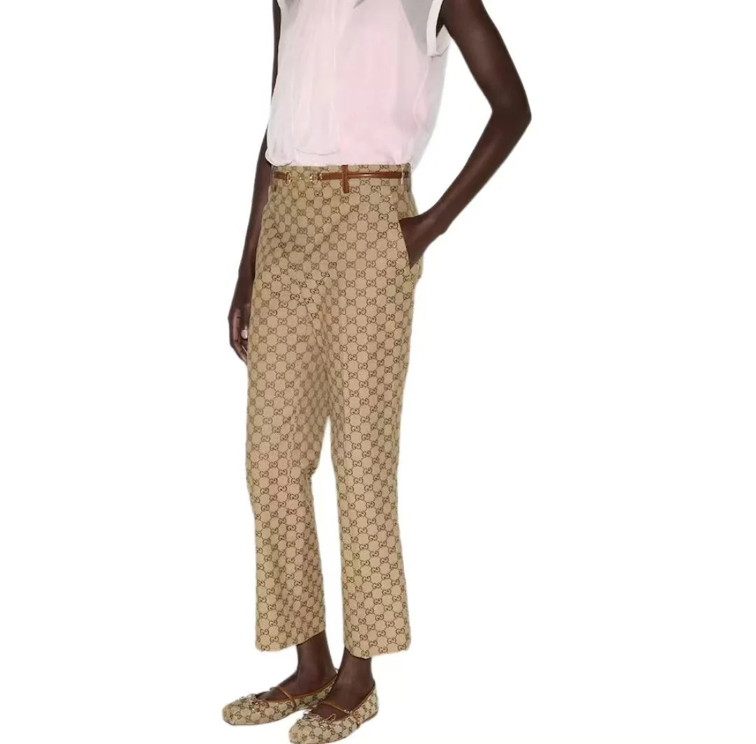 25ss classic double g presbyopia series straight trousers - Ultra-Collectible