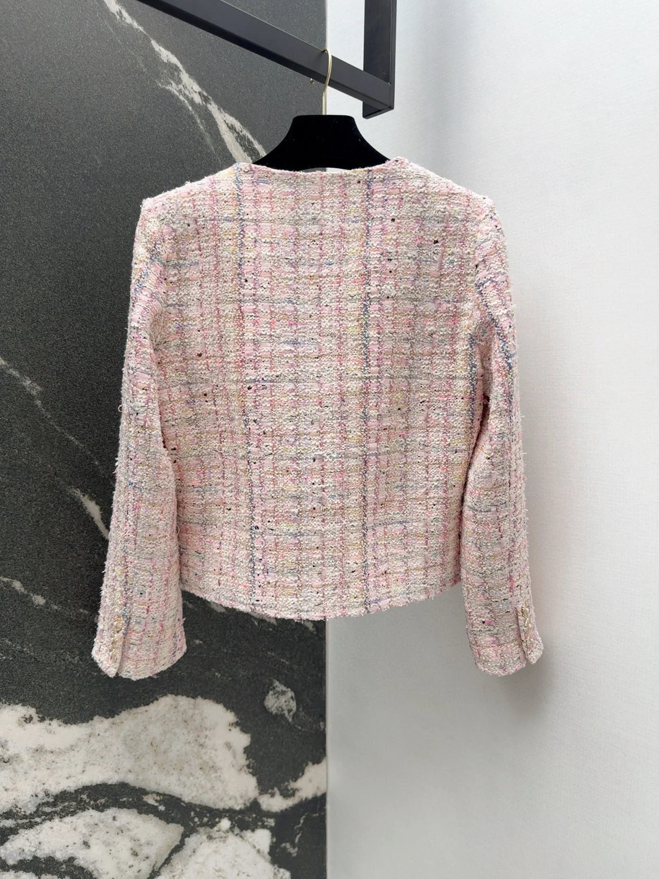 Pink Striped Contrast Jacket - Ultra-Collectible
