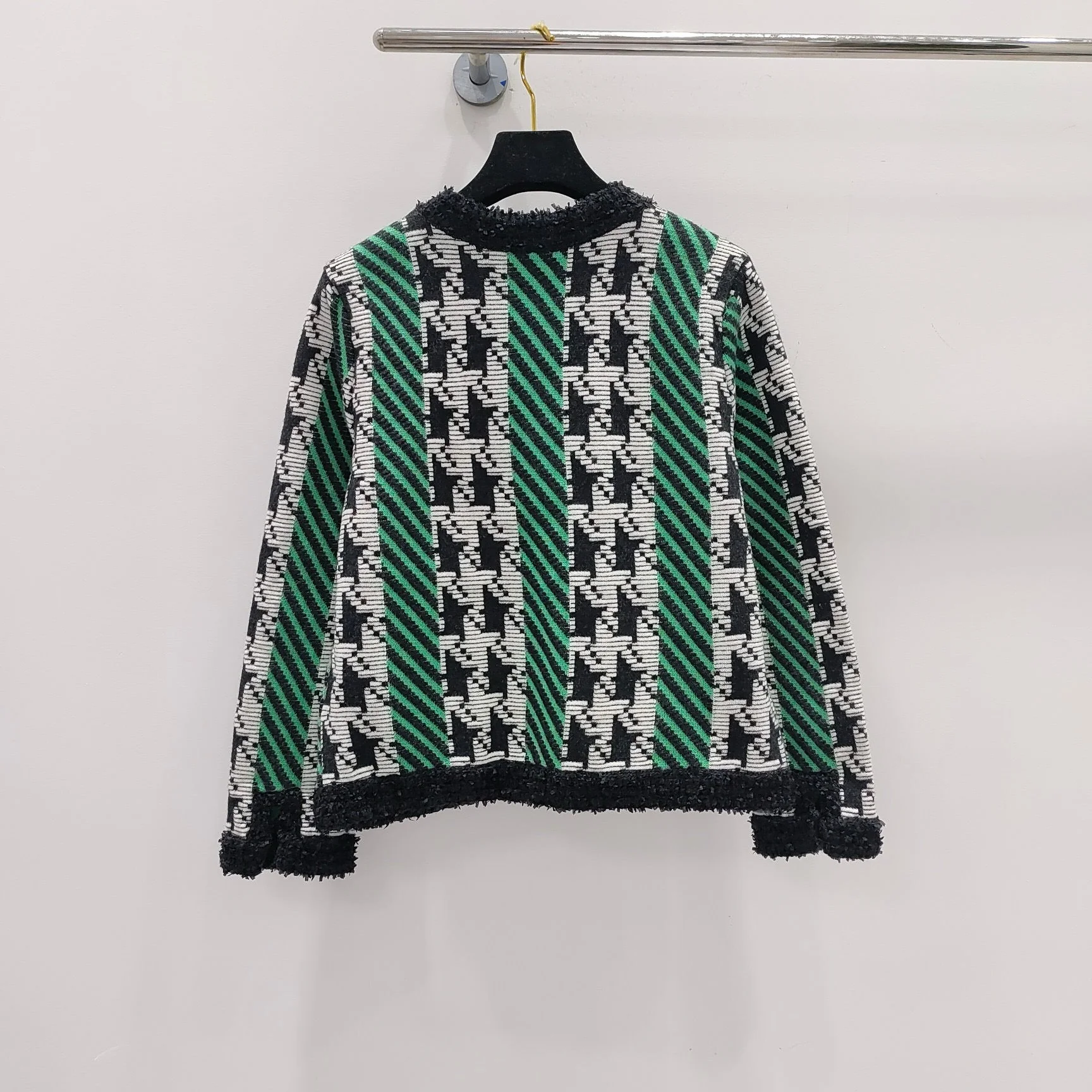 Contrast houndstooth jacket - Ultra-Collectible