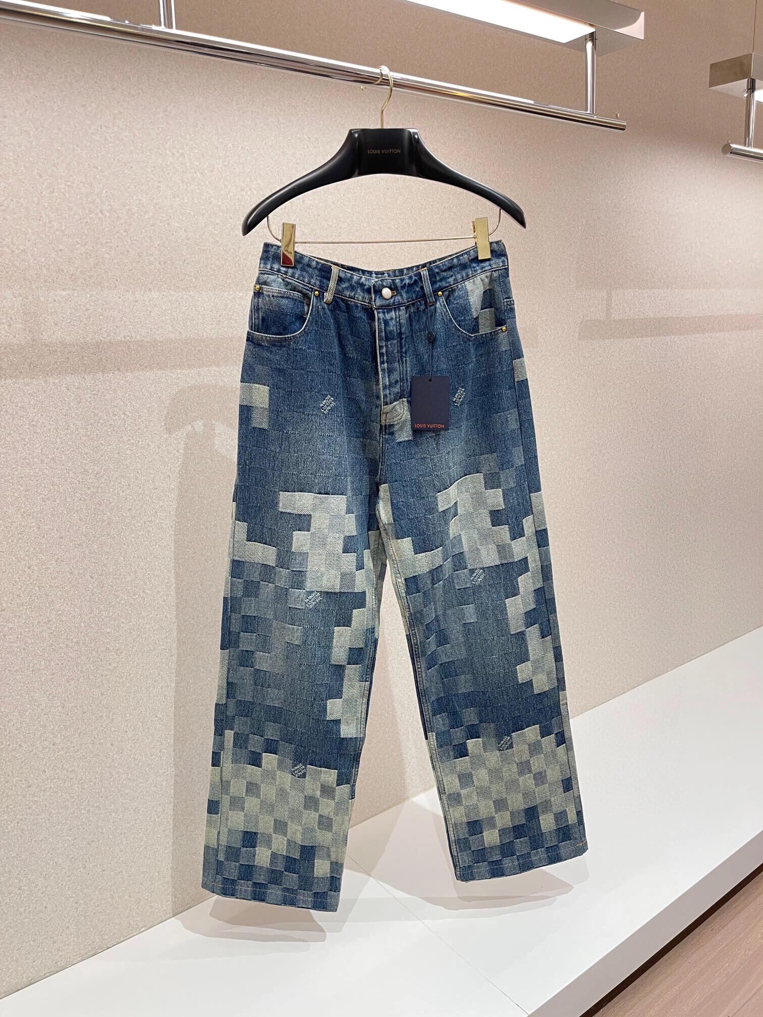 New mosaic pattern jeans - Ultra-Collectible