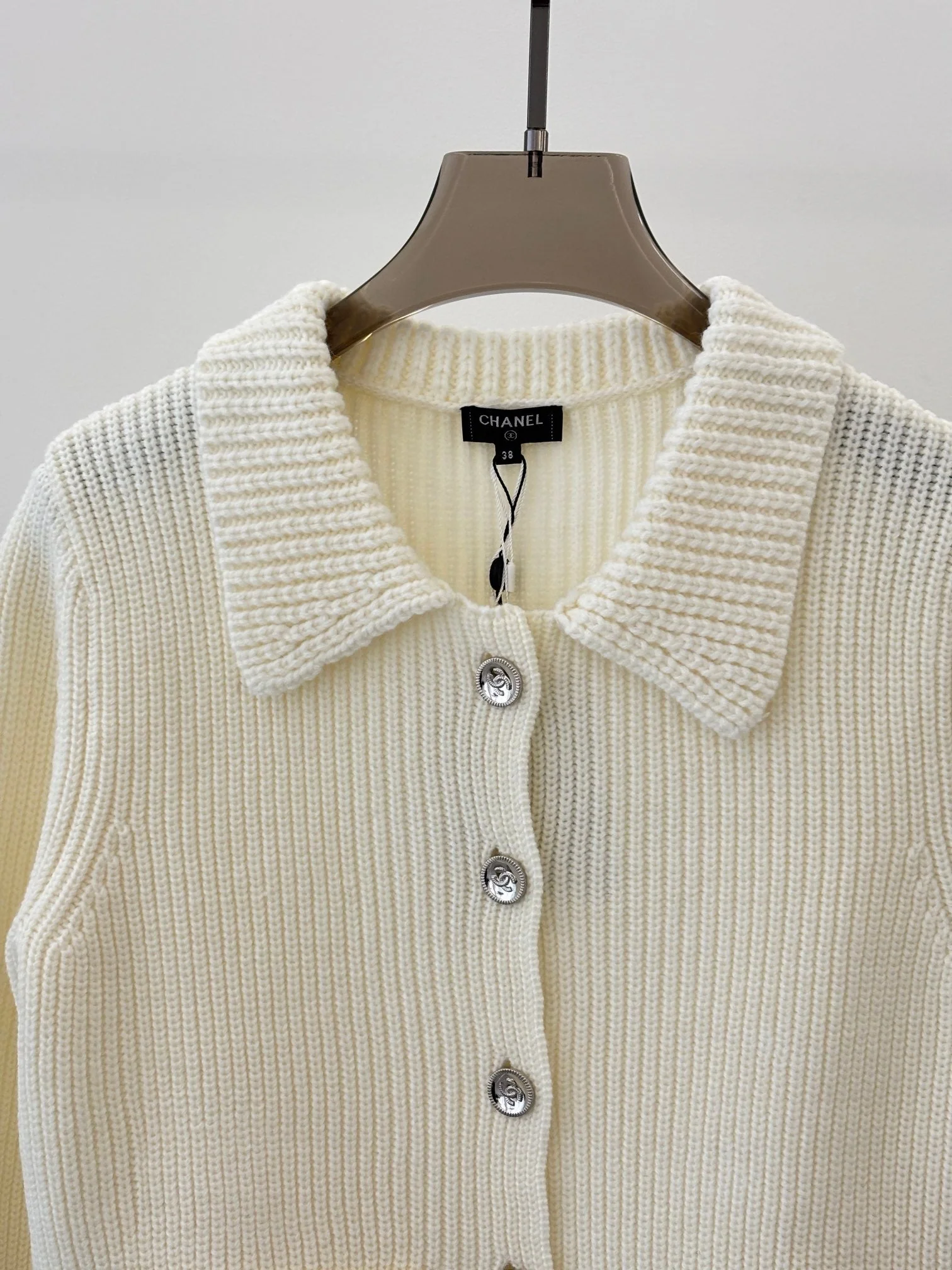 Lapel knitted cardigan - Ultra-Collectible