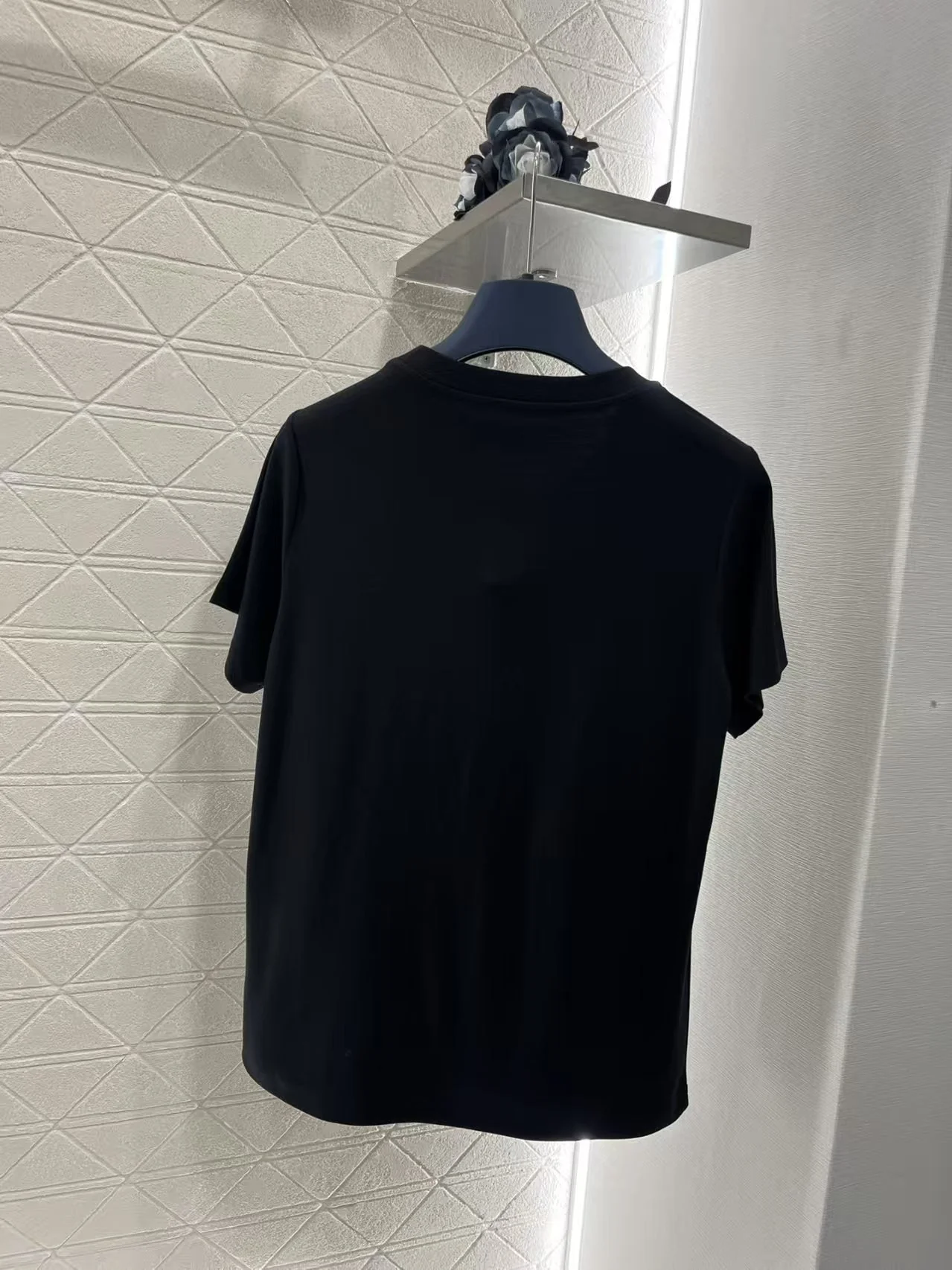 Fish jacquard pattern knitted short sleeves - Ultra-Collectible