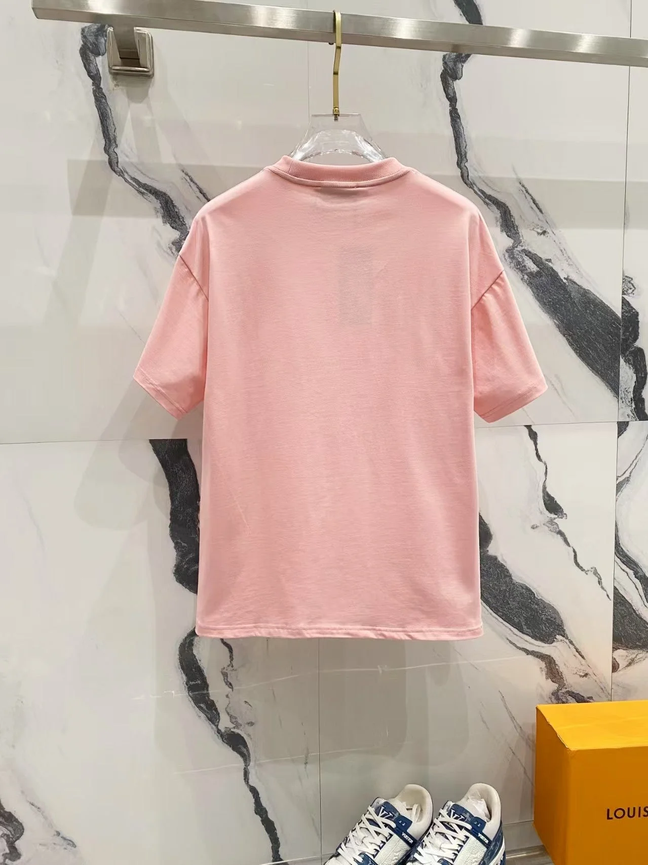 25ss embossed letter print T-shirt - Ultra-Collectible