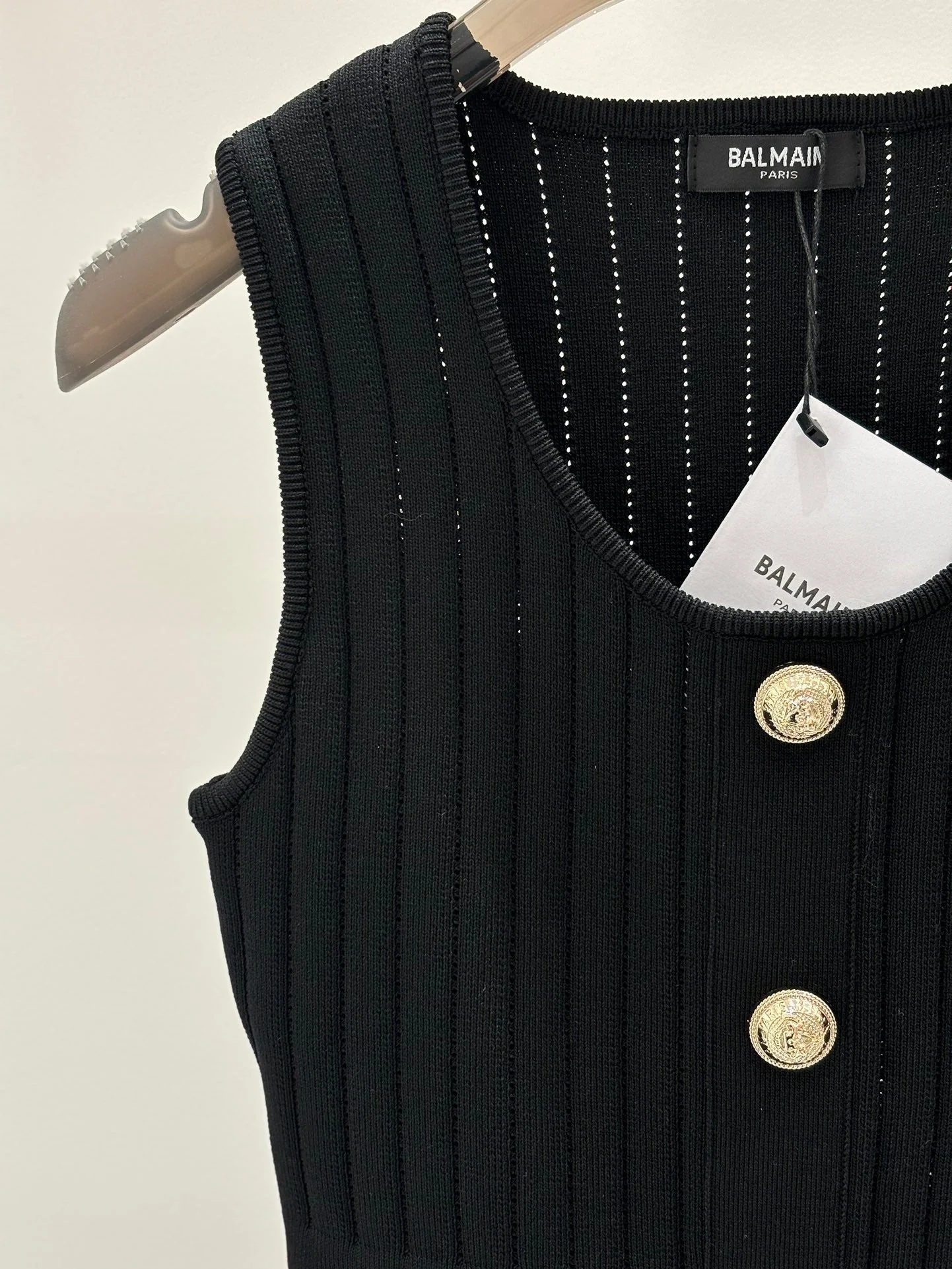 Temperament heavy buttoned slim fit knitted dress - Ultra-Collectible