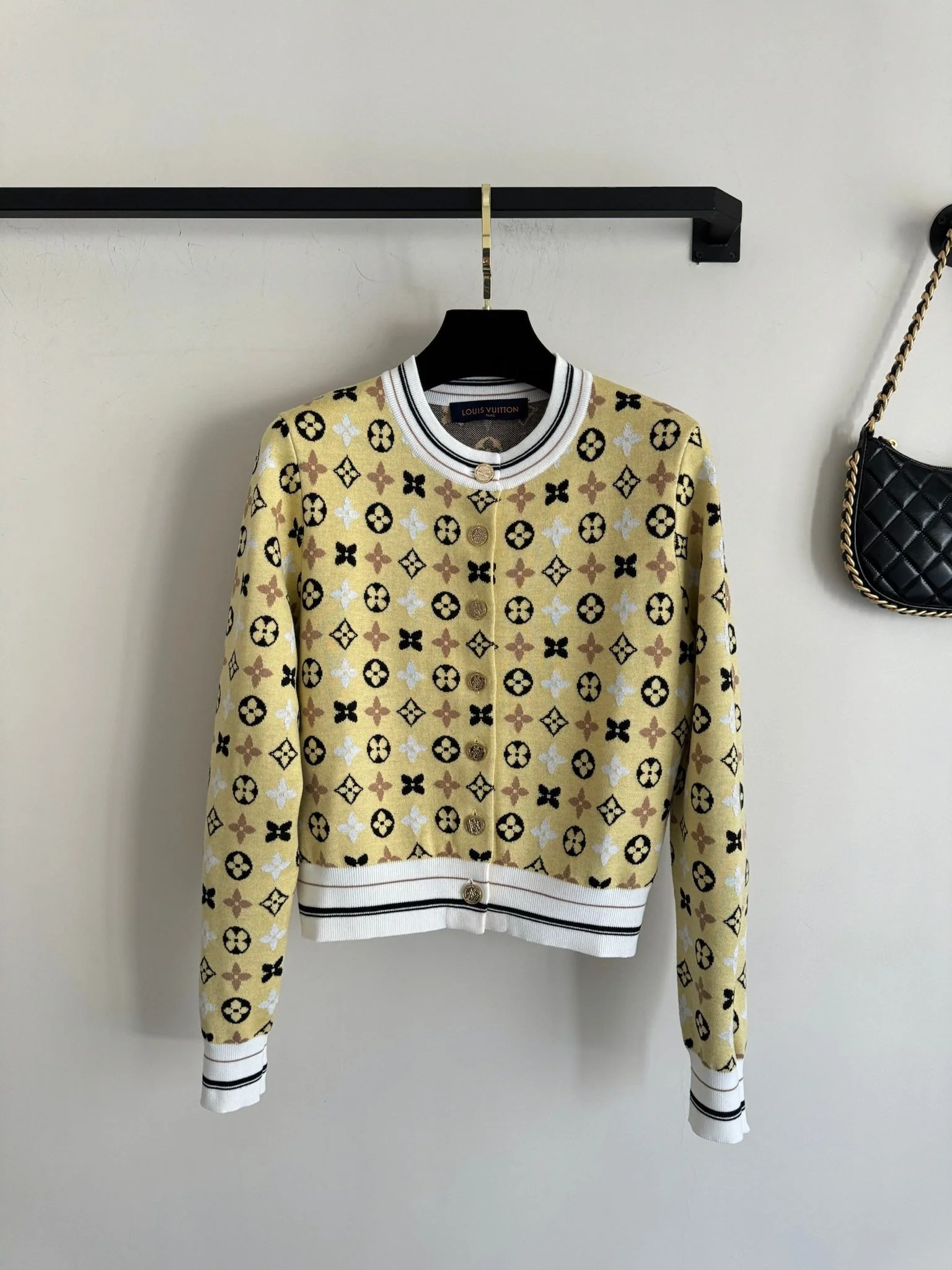 four-leaf clover logo long-sleeved cardigan - Ultra-Collectible