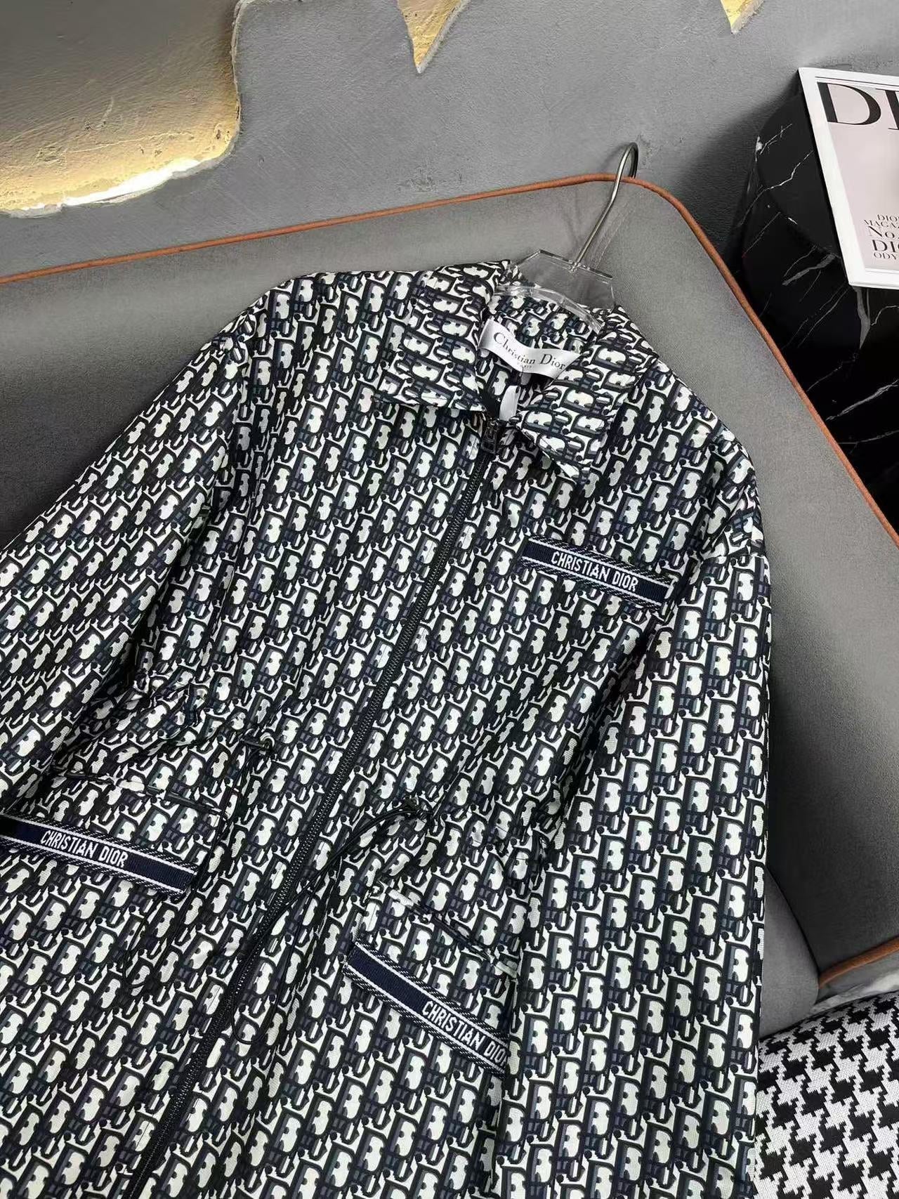 Lapel Zipper Long Sleeve Dress - Ultra-Collectible