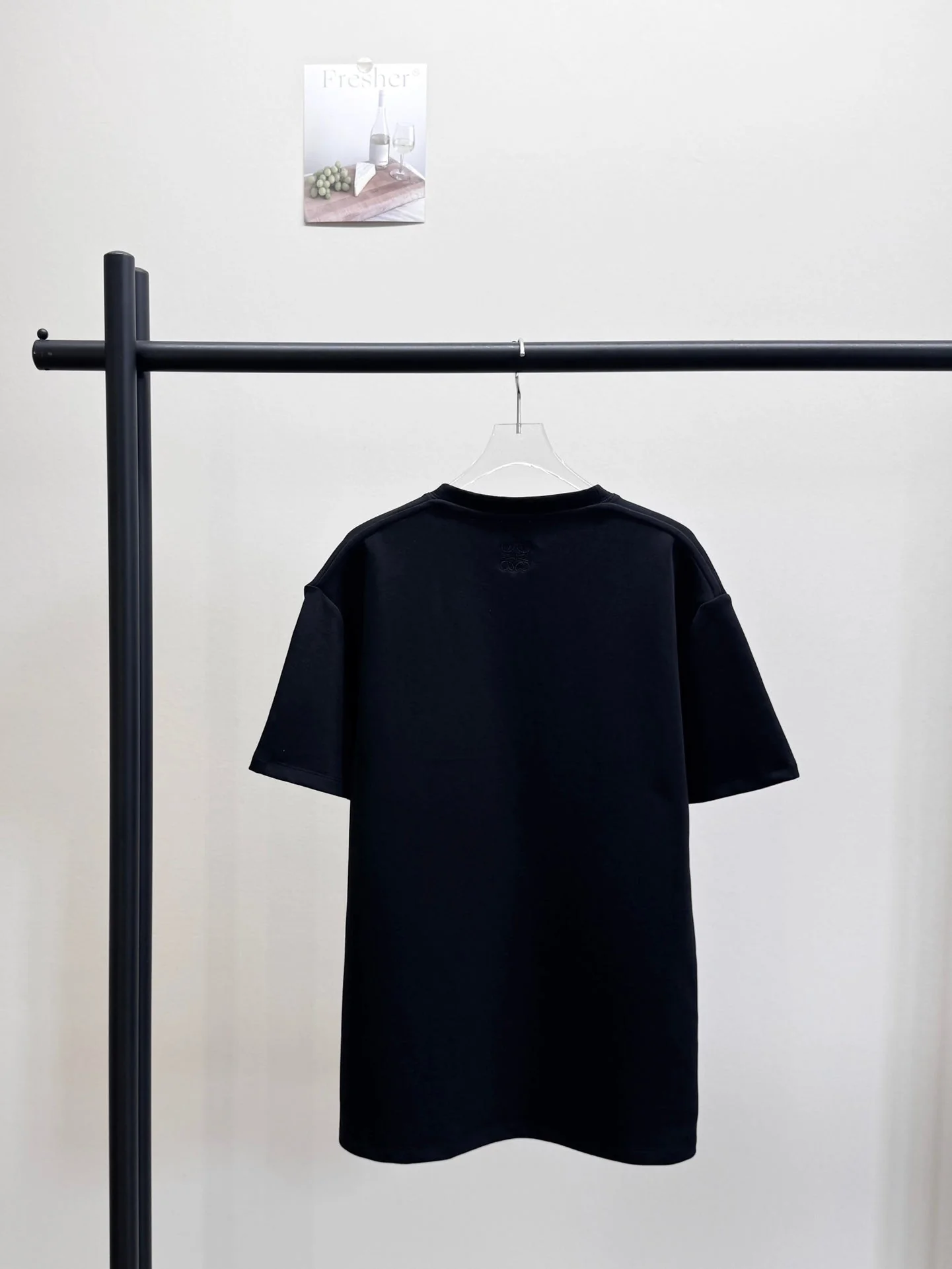 Round neck embroidered print short sleeve T-shirt - Ultra-Collectible