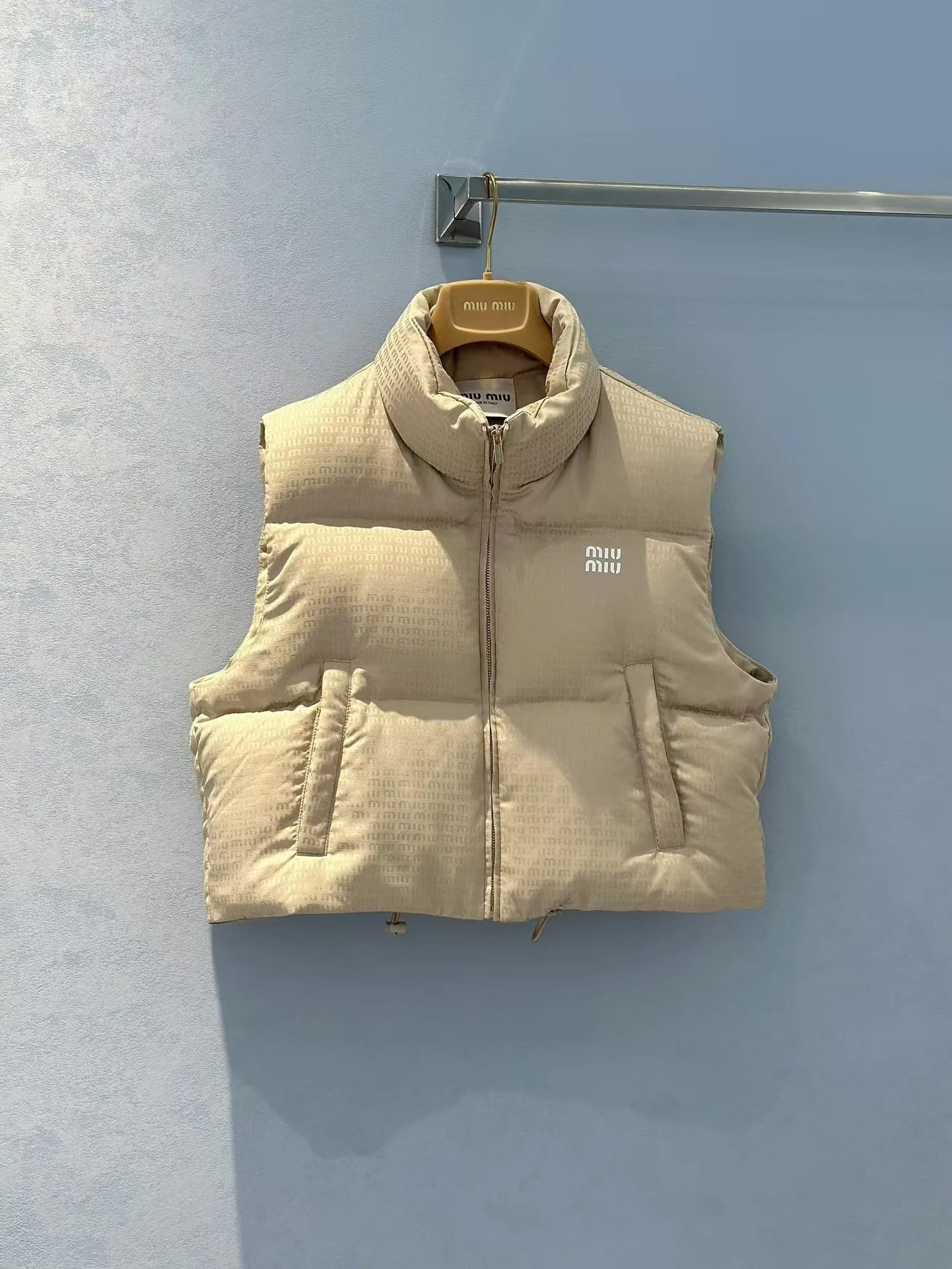 New Logo Print Down Vest - Ultra-Collectible