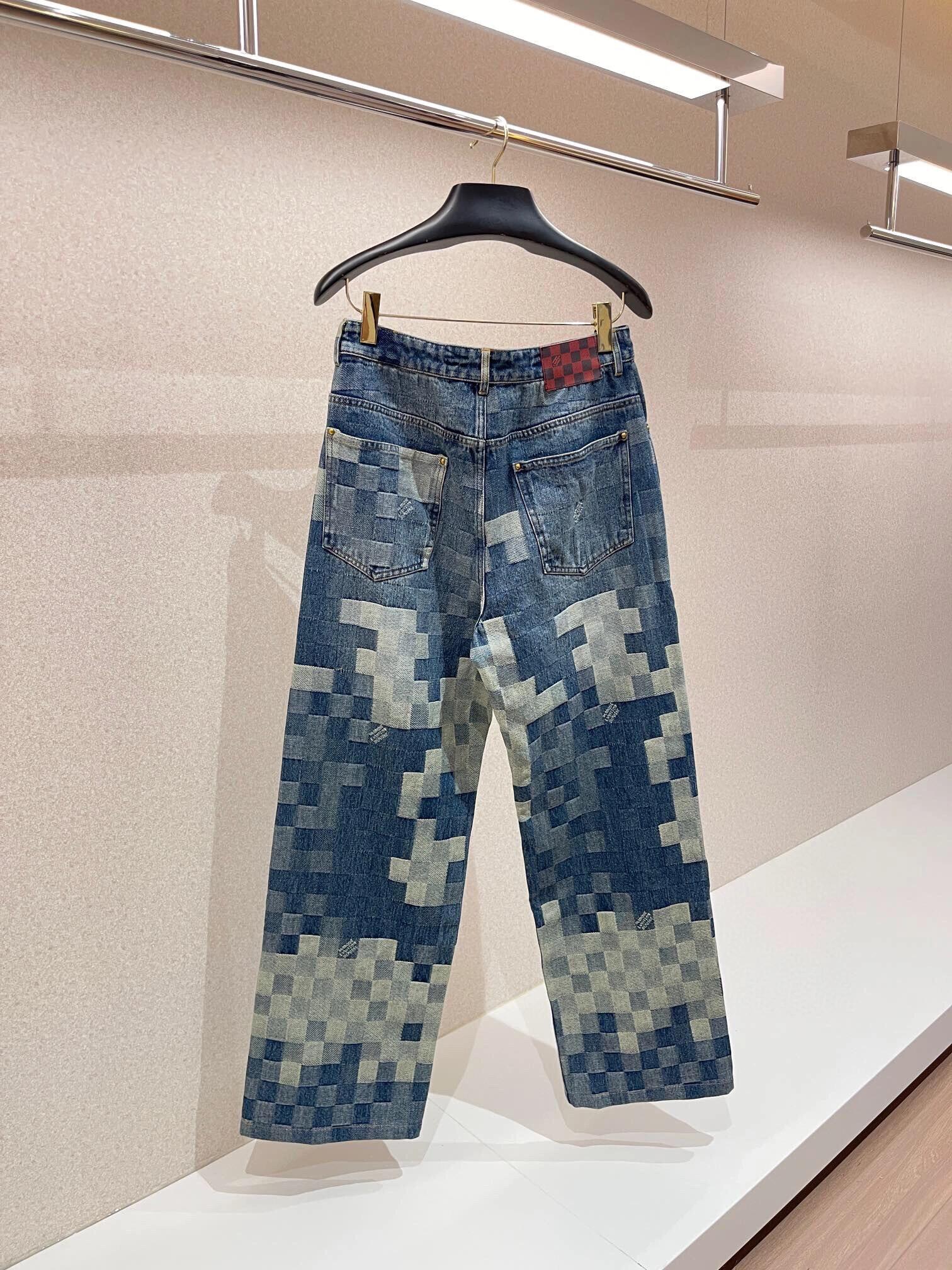 New mosaic pattern jeans - Ultra-Collectible