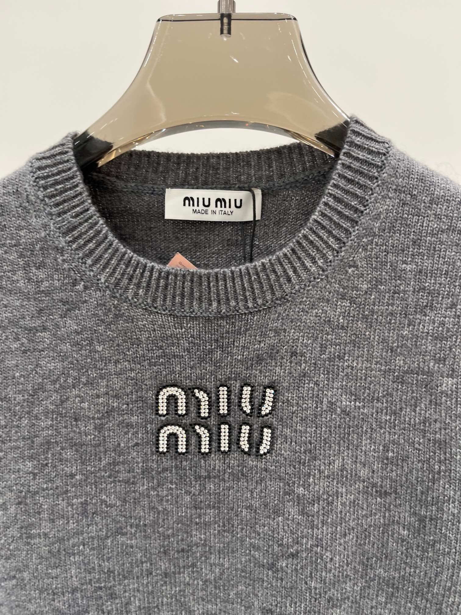 Rhinestone embroidered sweater - Ultra-Collectible