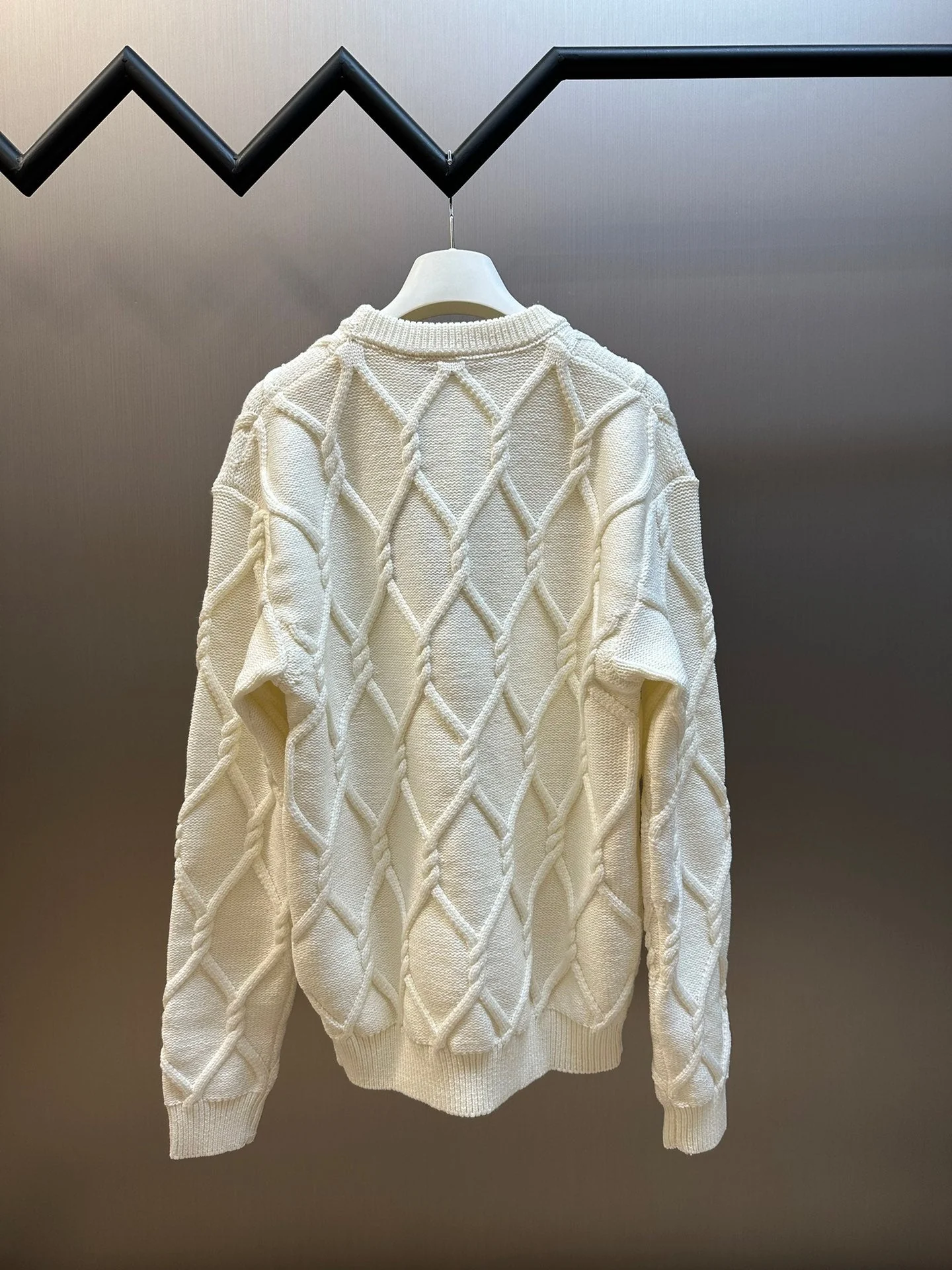 White Moonlight Pearl Embroidered Sweater - Ultra-Collectible