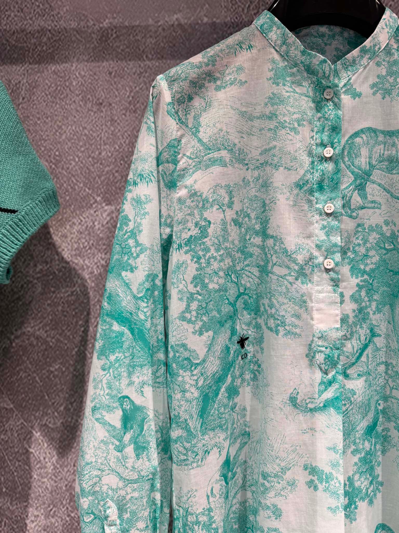 Mint Animal Print Shirt - Ultra-Collectible