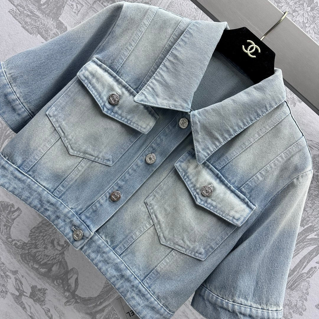 Double C short denim jacket - Ultra-Collectible