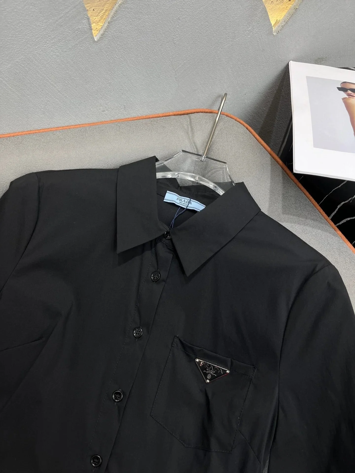 New style triangle logo letter ribbon waist design dress - Ultra-Collectible