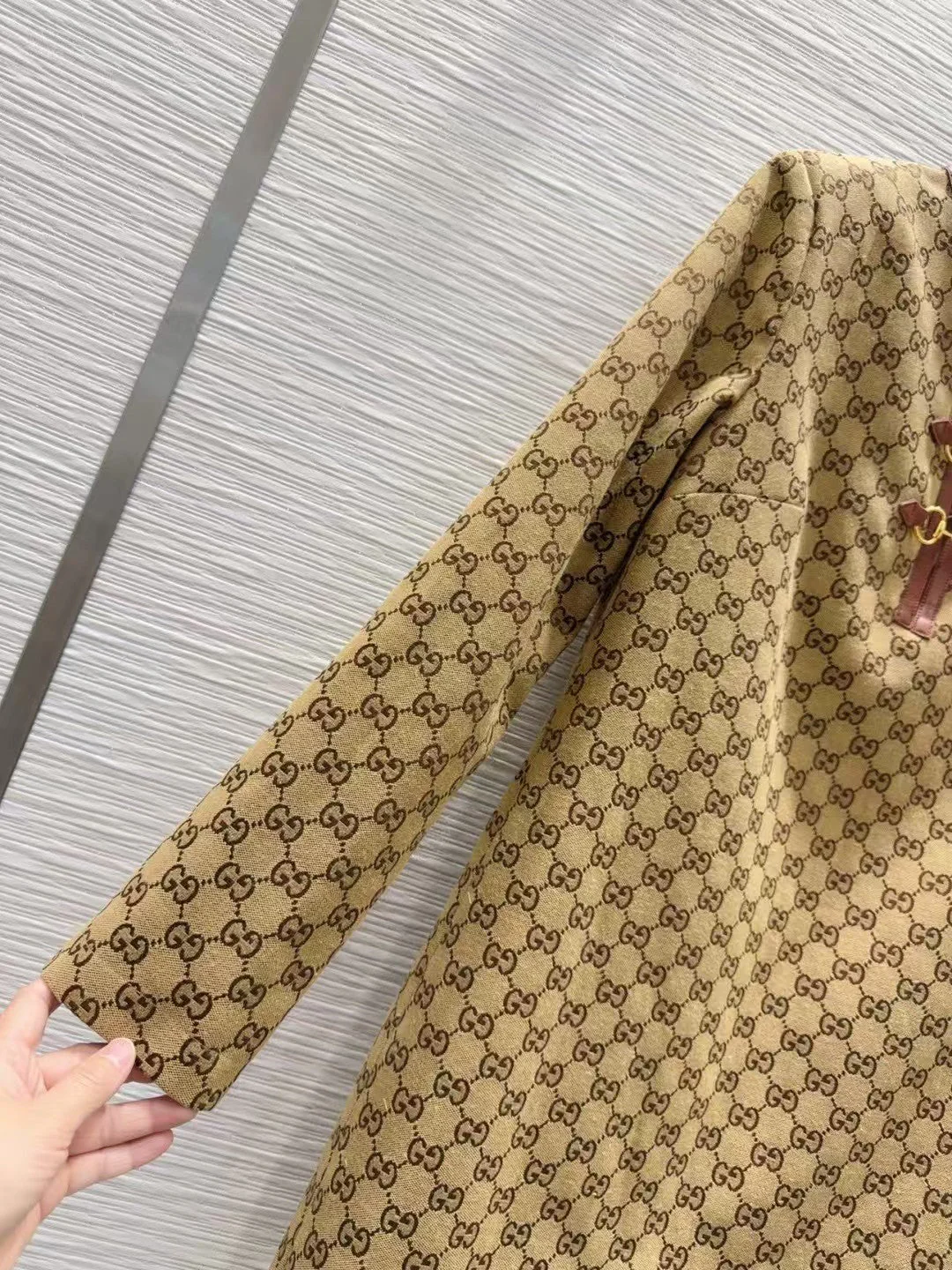 25ss classic double G presbyopia jacquard hollow dress - Ultra-Collectible