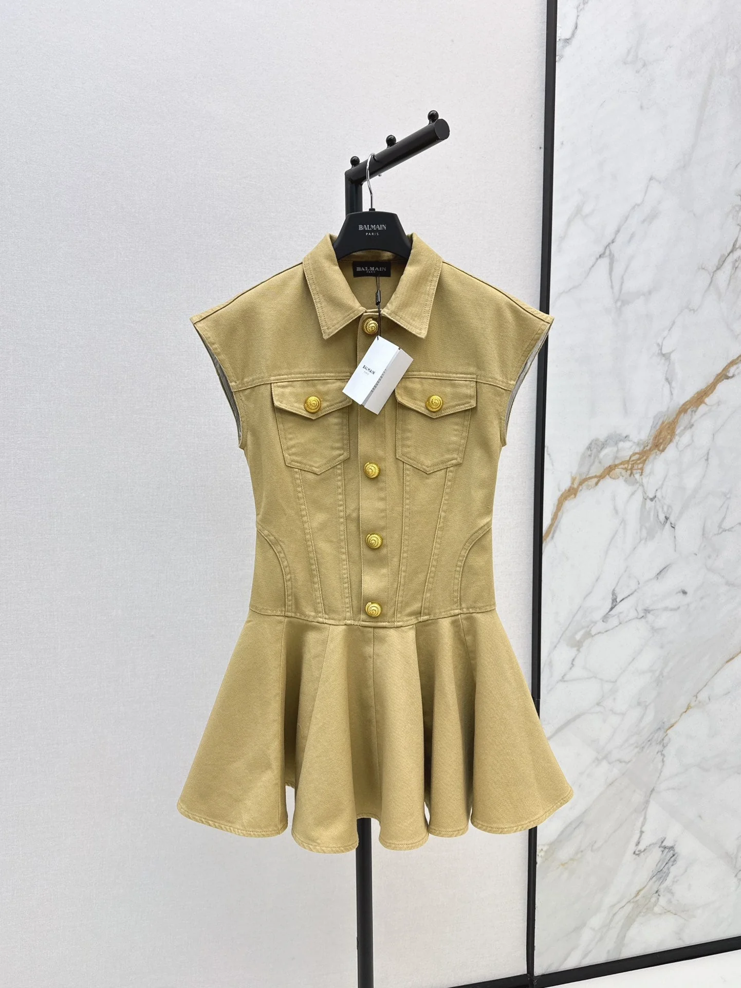 Waist Denim Dress - Ultra-Collectible