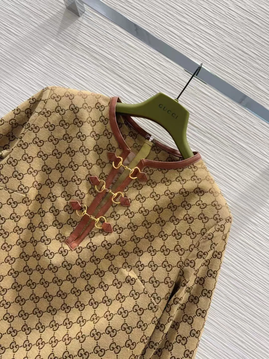 25ss classic double G presbyopia jacquard hollow dress - Ultra-Collectible