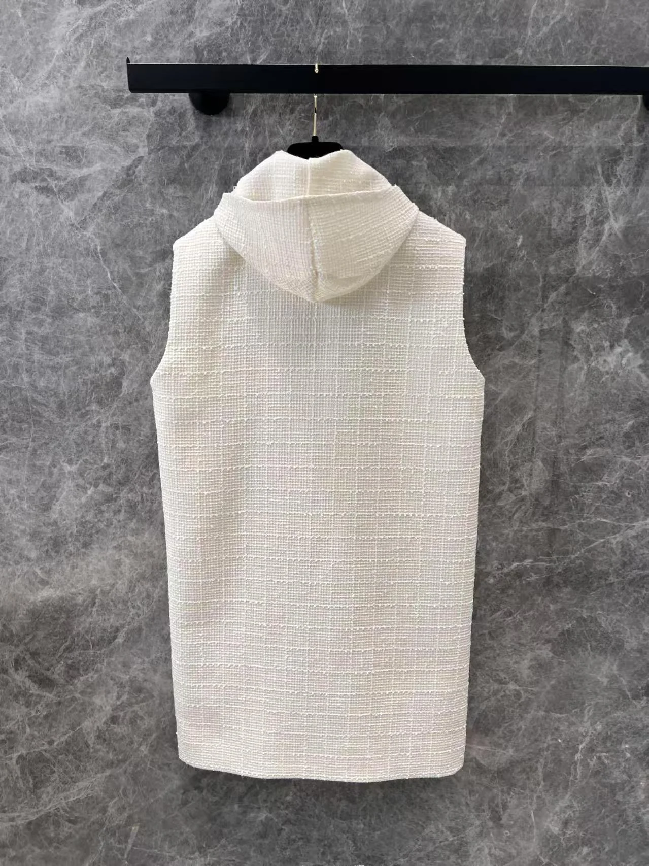 25c early spring new hooded sequin sleeveless slub hooded skirt - Ultra-Collectible