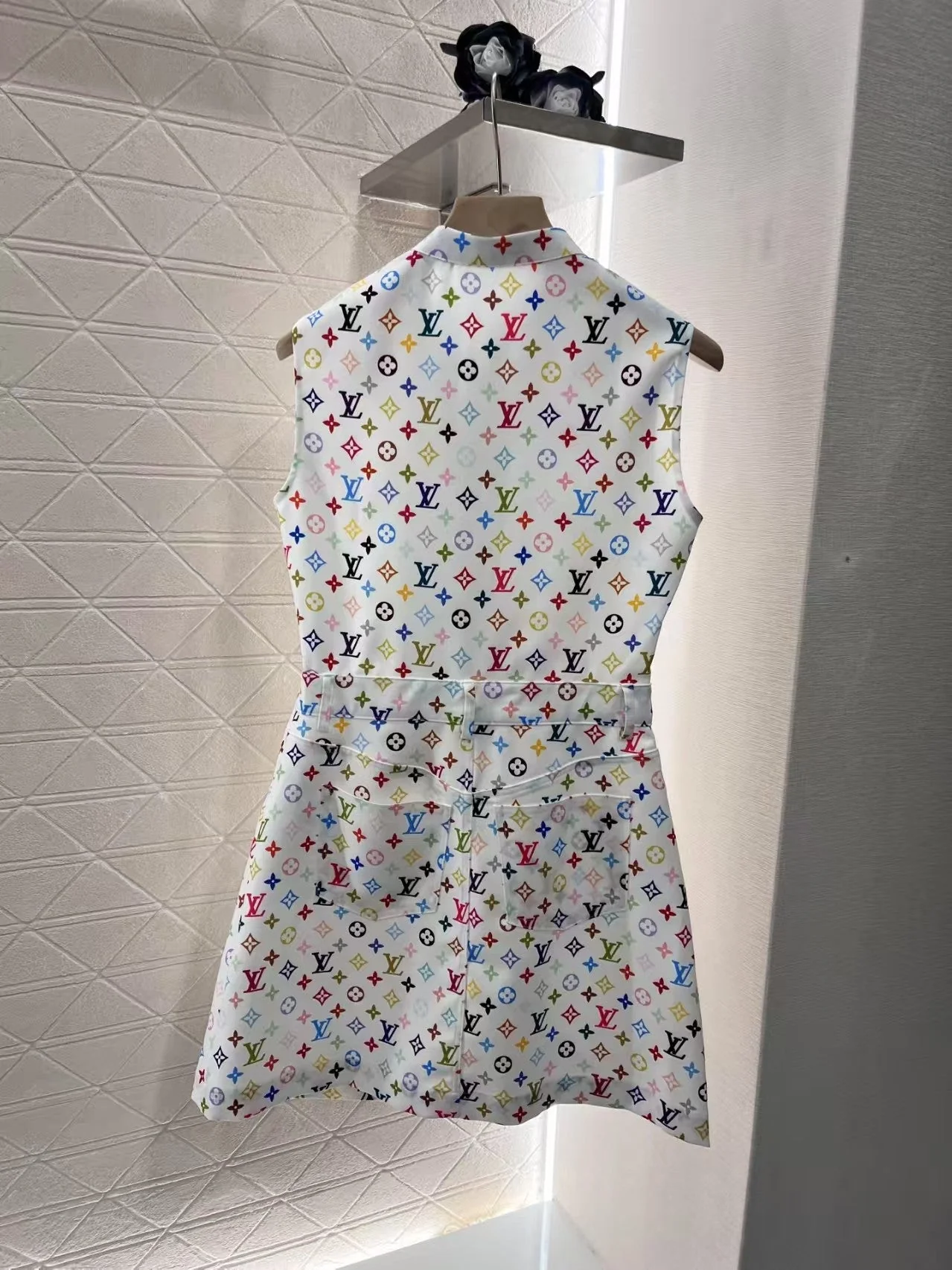 25ss printed zipper sleeveless dress - Ultra-Collectible