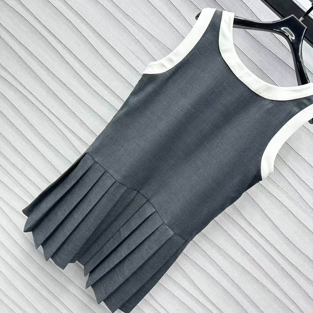 New Early Spring Preppy Sleeveless Dress - Ultra-Collectible